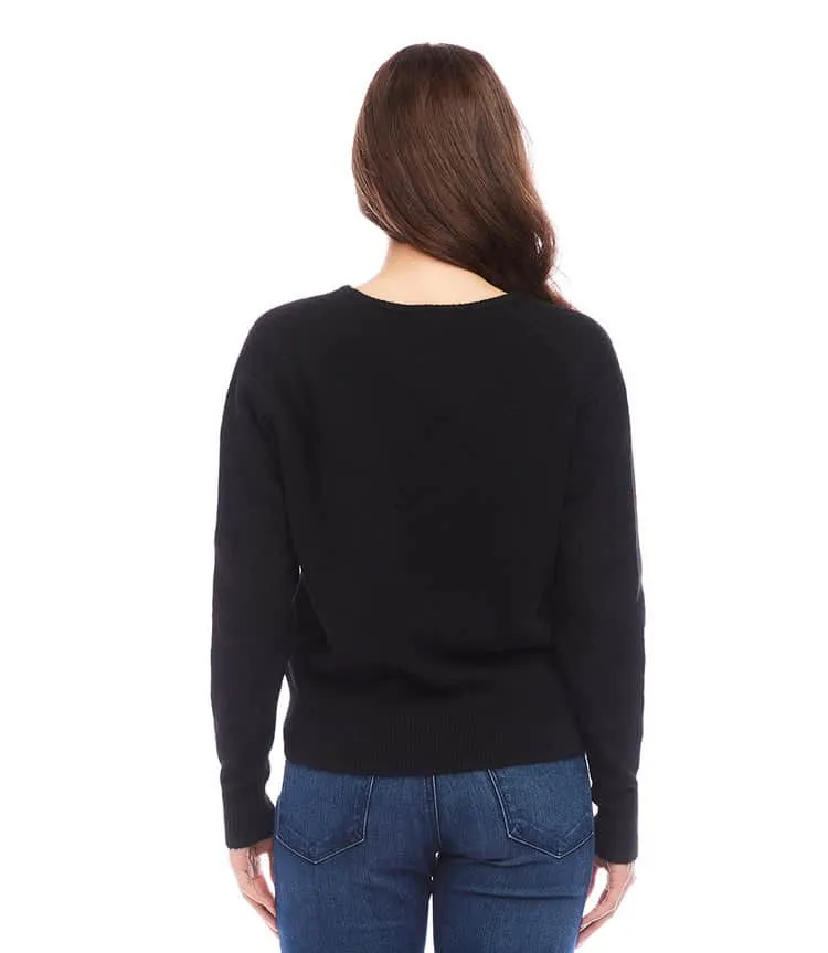Product image for 002 Karen Kane V-Neck Sweater Size 2X MSRP $109