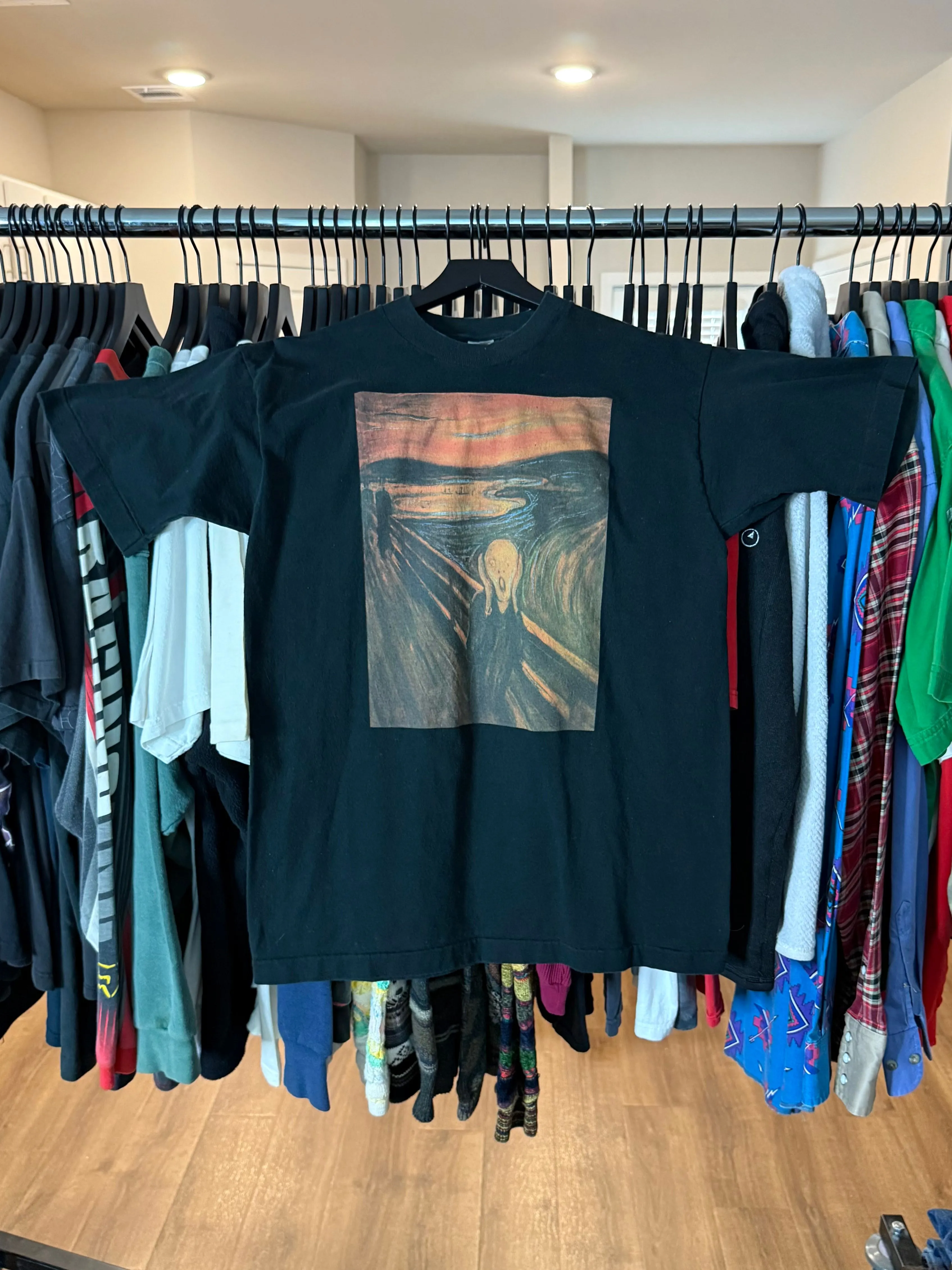 Product image for The Scream Edvard Munch Painting 90's Shirt - L