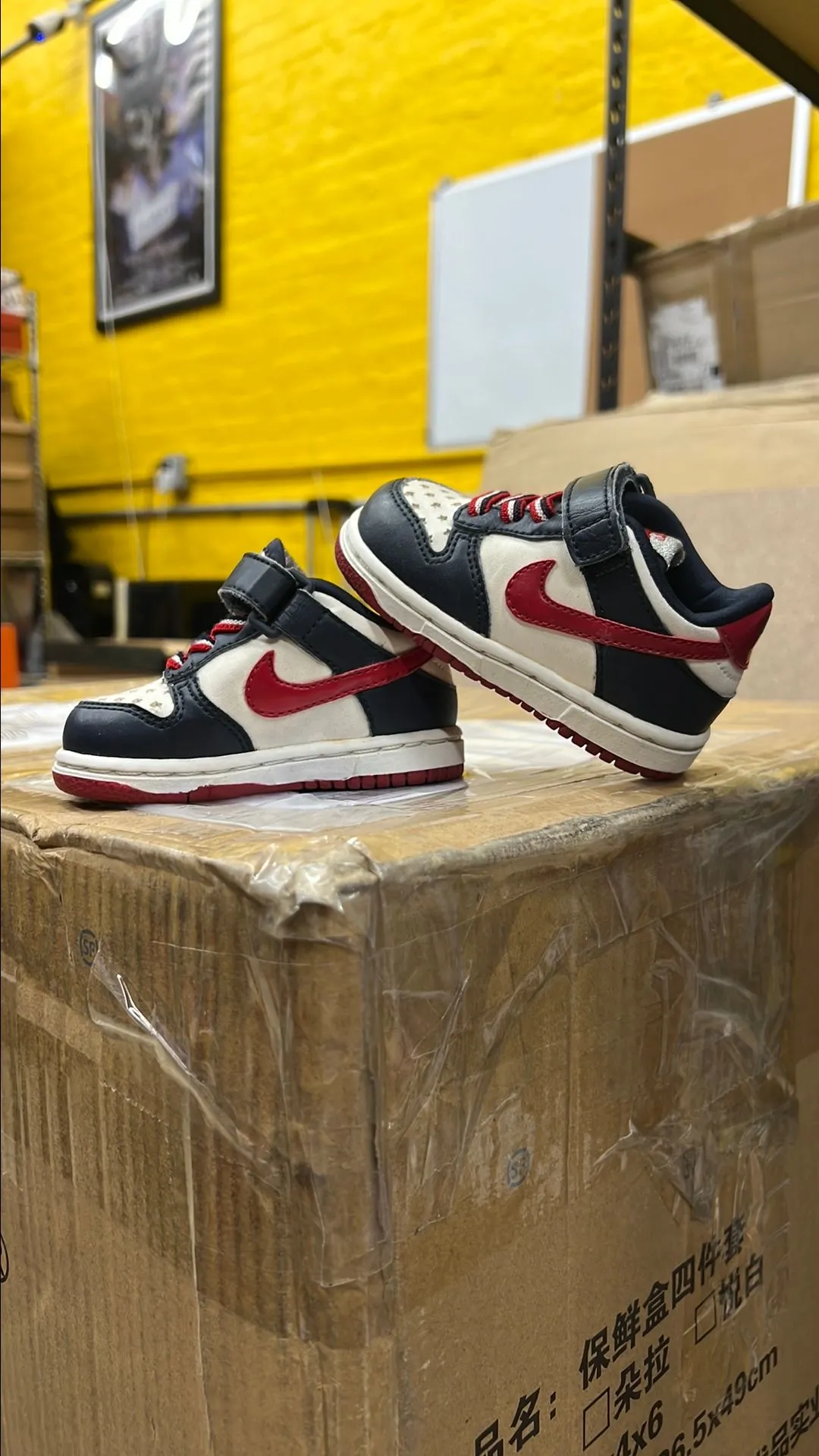 Product image for 2008 NIKE DUNK LOW 'OLYMPIC USA DREAM' SIZE 4C
