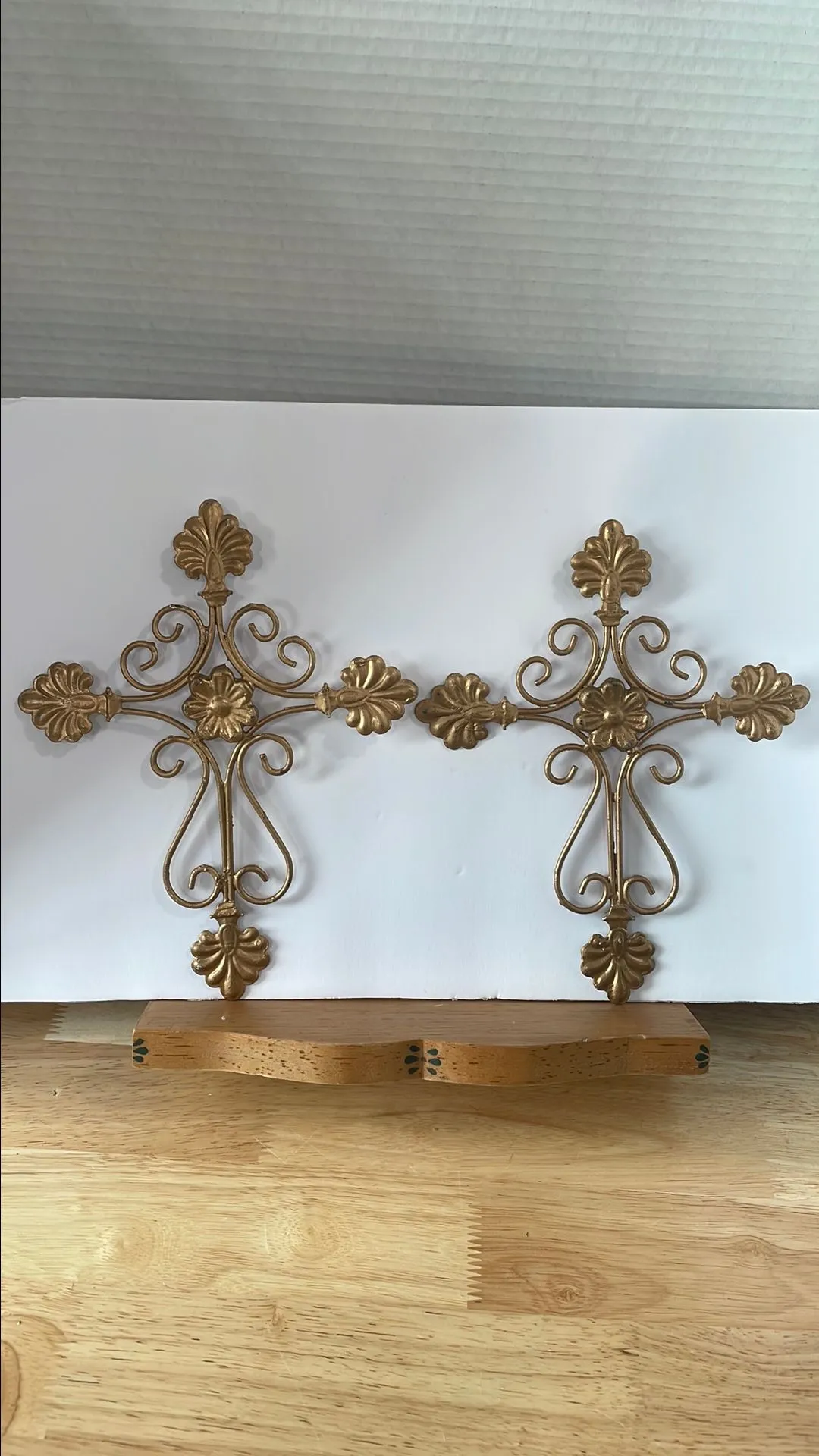 Product image for 2 Fleur de Lis Cross