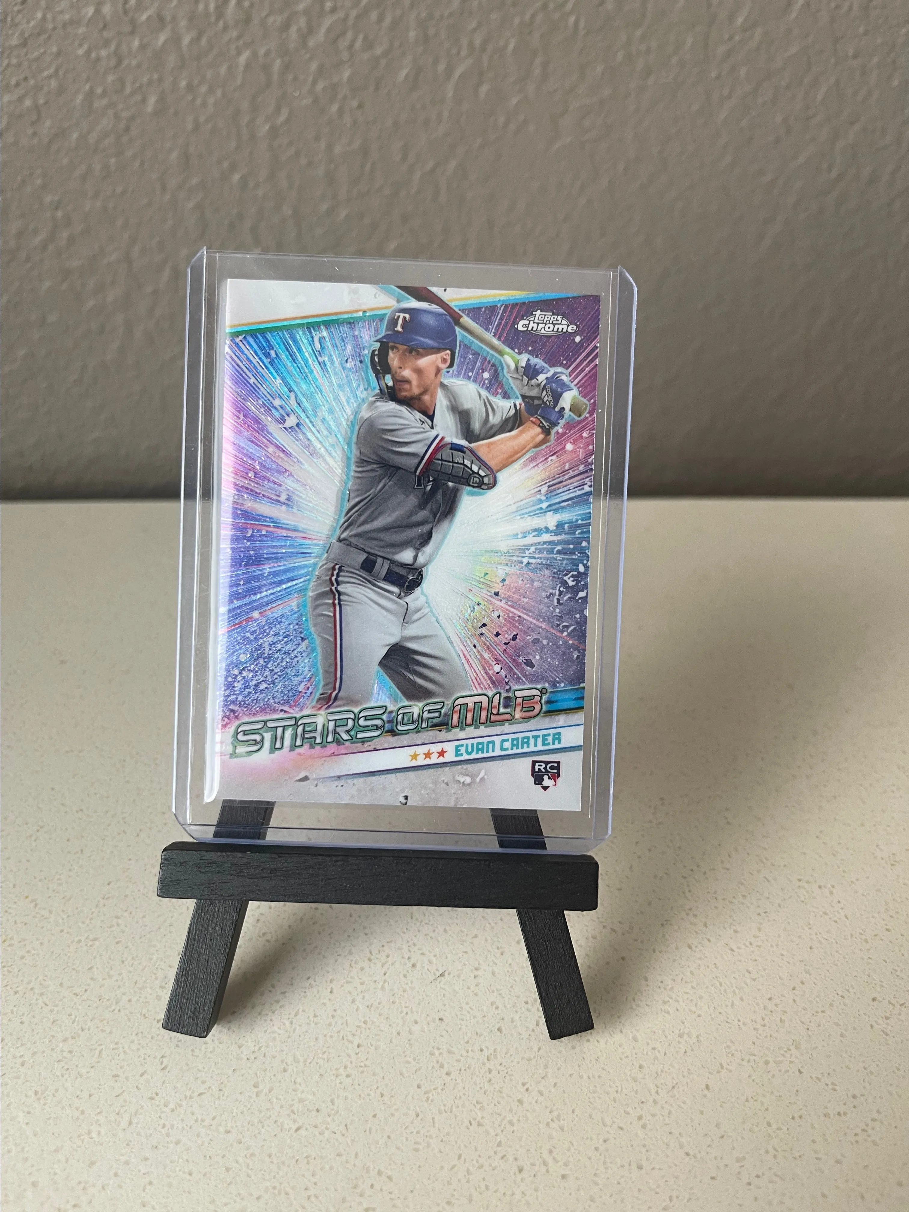 Product image for 2024 Topps Series 2 Evan Carter RC Stars of MLB Chrome