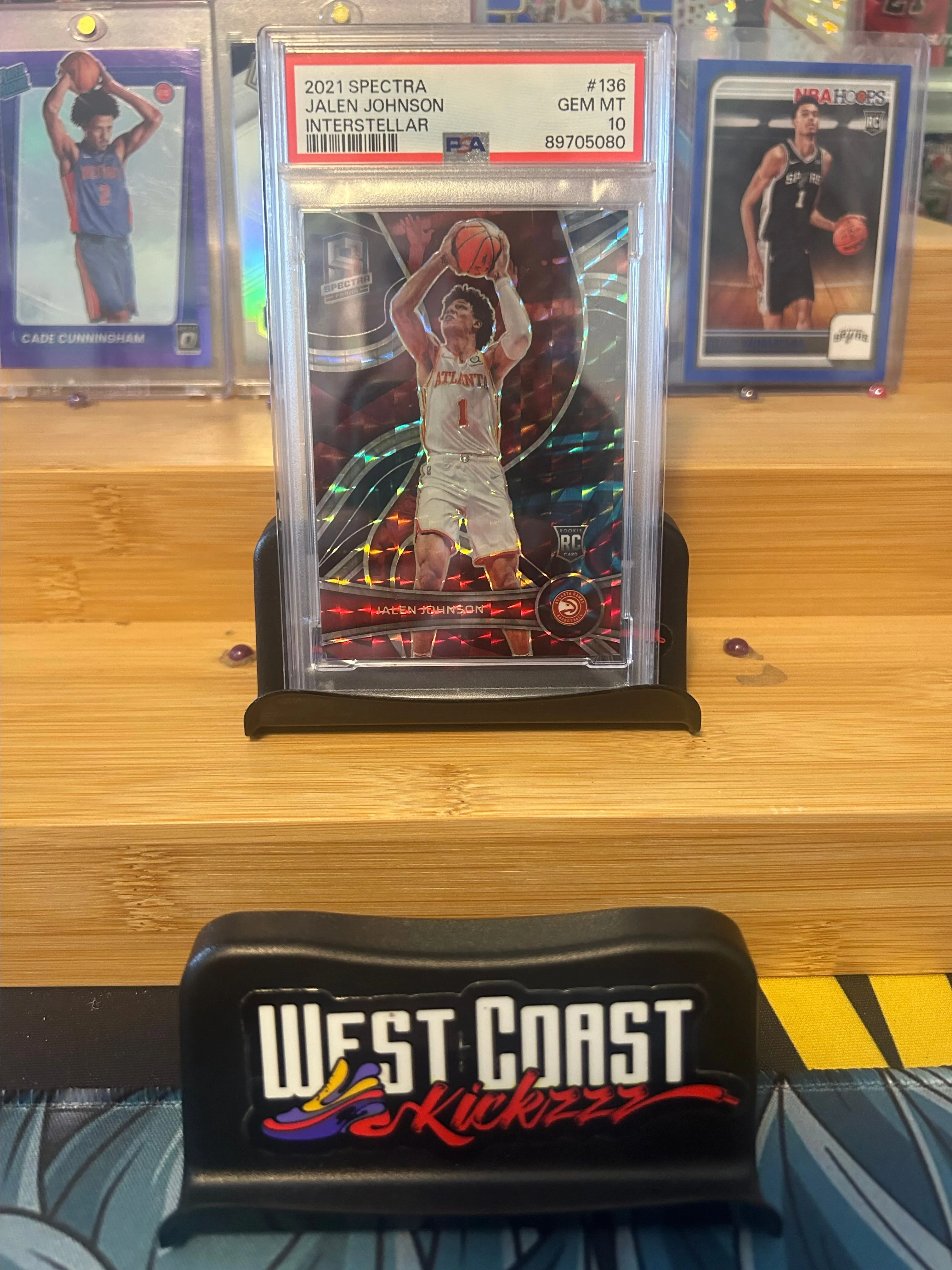 Product image for PSA 10 Jalen Johnson Rookie Spectra Interstellar /49