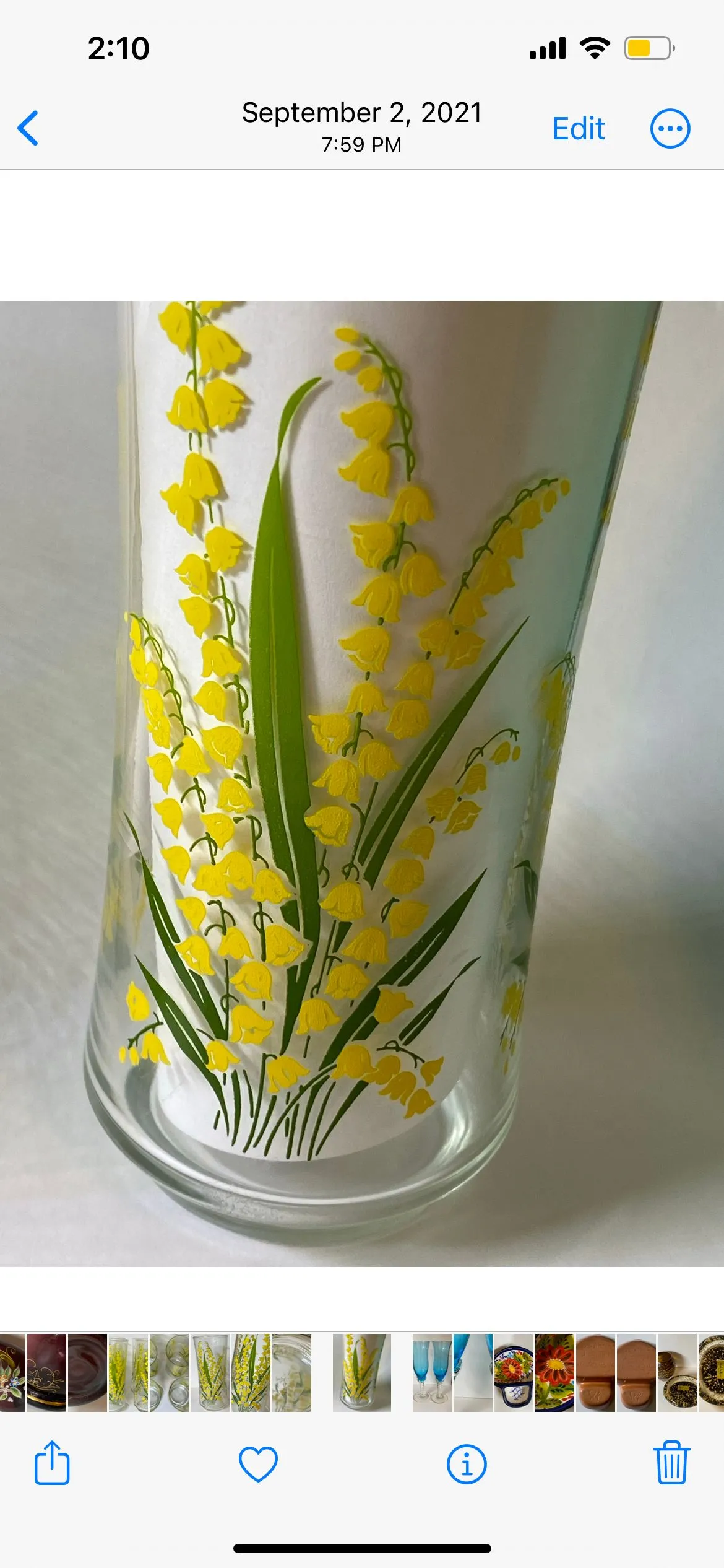 Product image for *Set of 4 glasses, signed