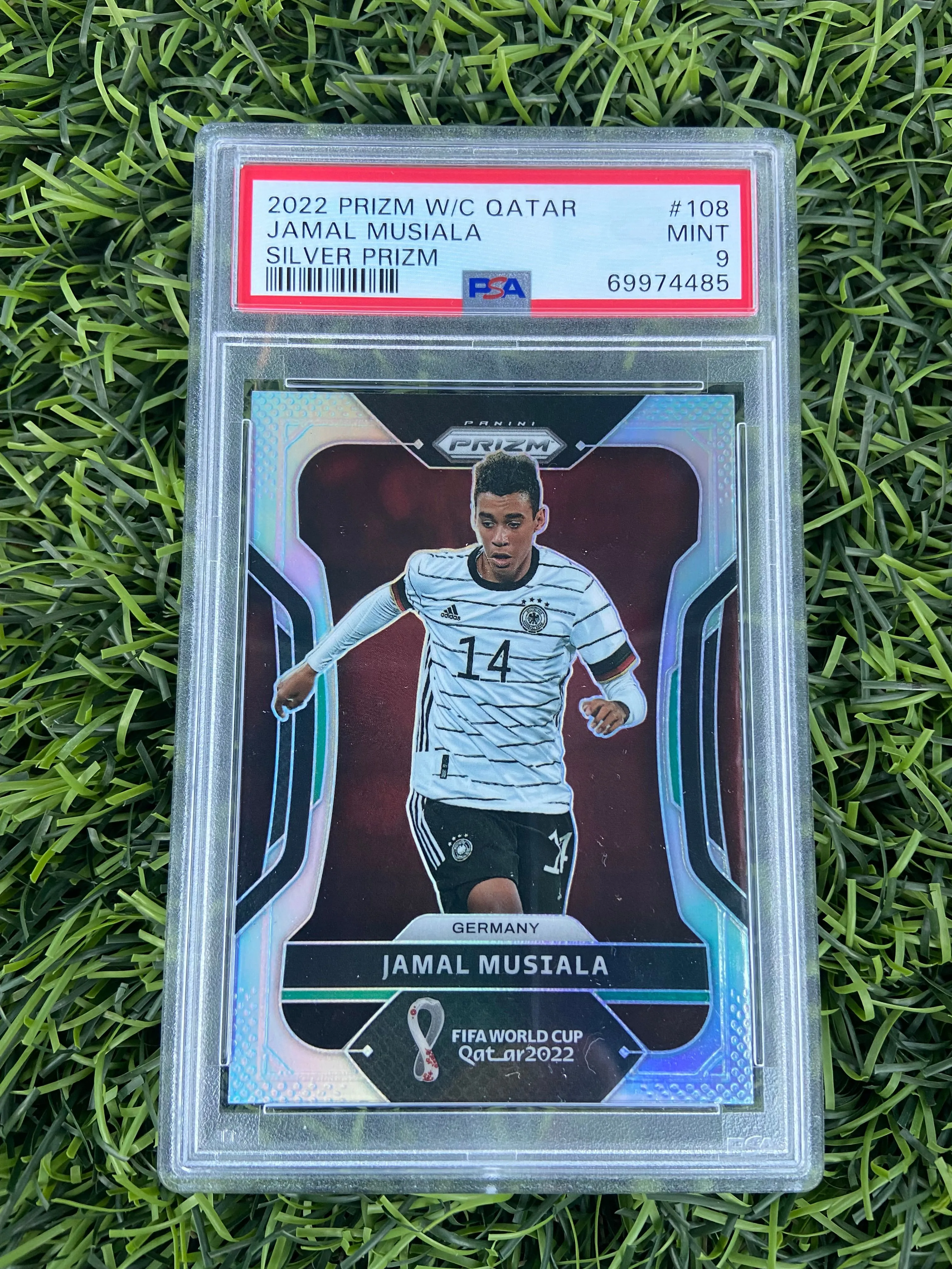 Product image for Musiala Silver Prizm World Cup PSA 9