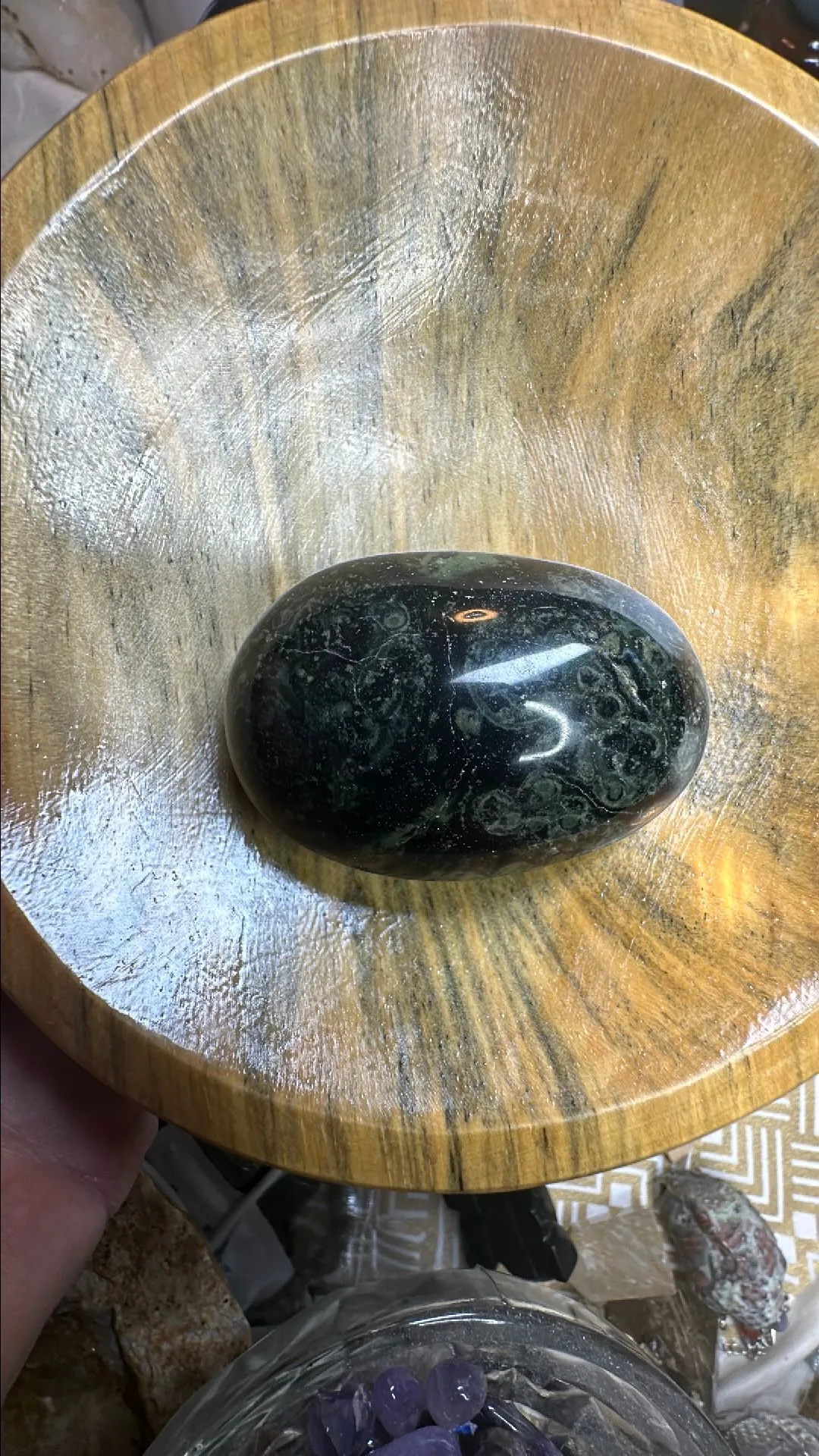 Product image for Kambaba Jasper palm stone
