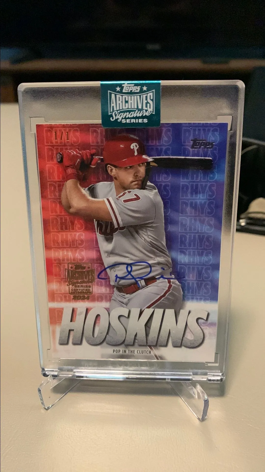 Product image for Rhys Hoskins Auto 1/1