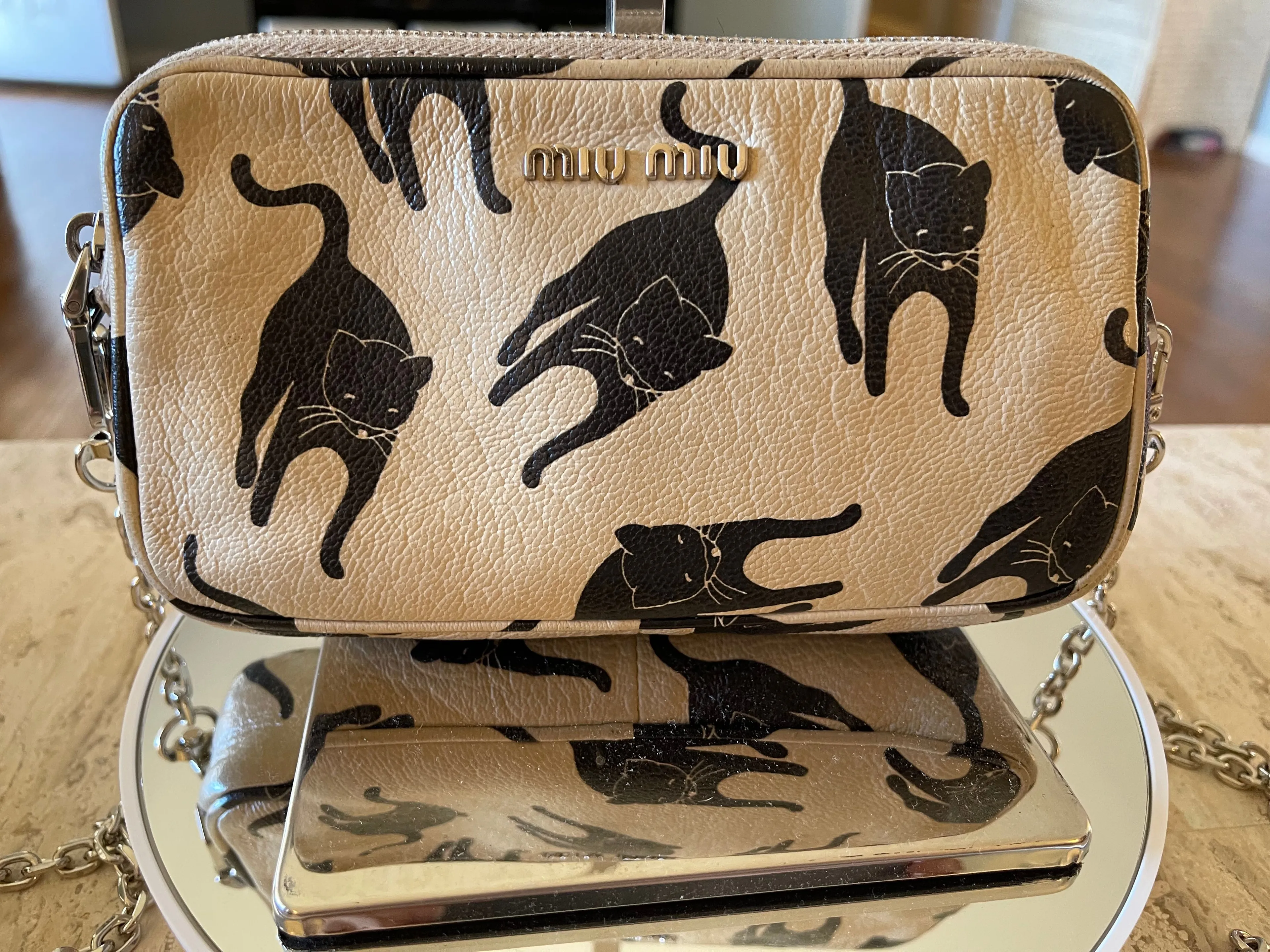 Product image for Rare Miu Miu cat 2 way bag
