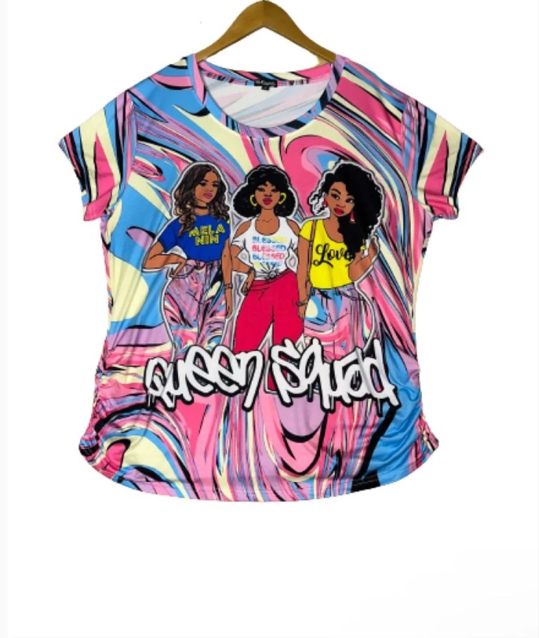 Product image for Top Fashion Of NY Women’s “Queen Squad” Shirt 3X
