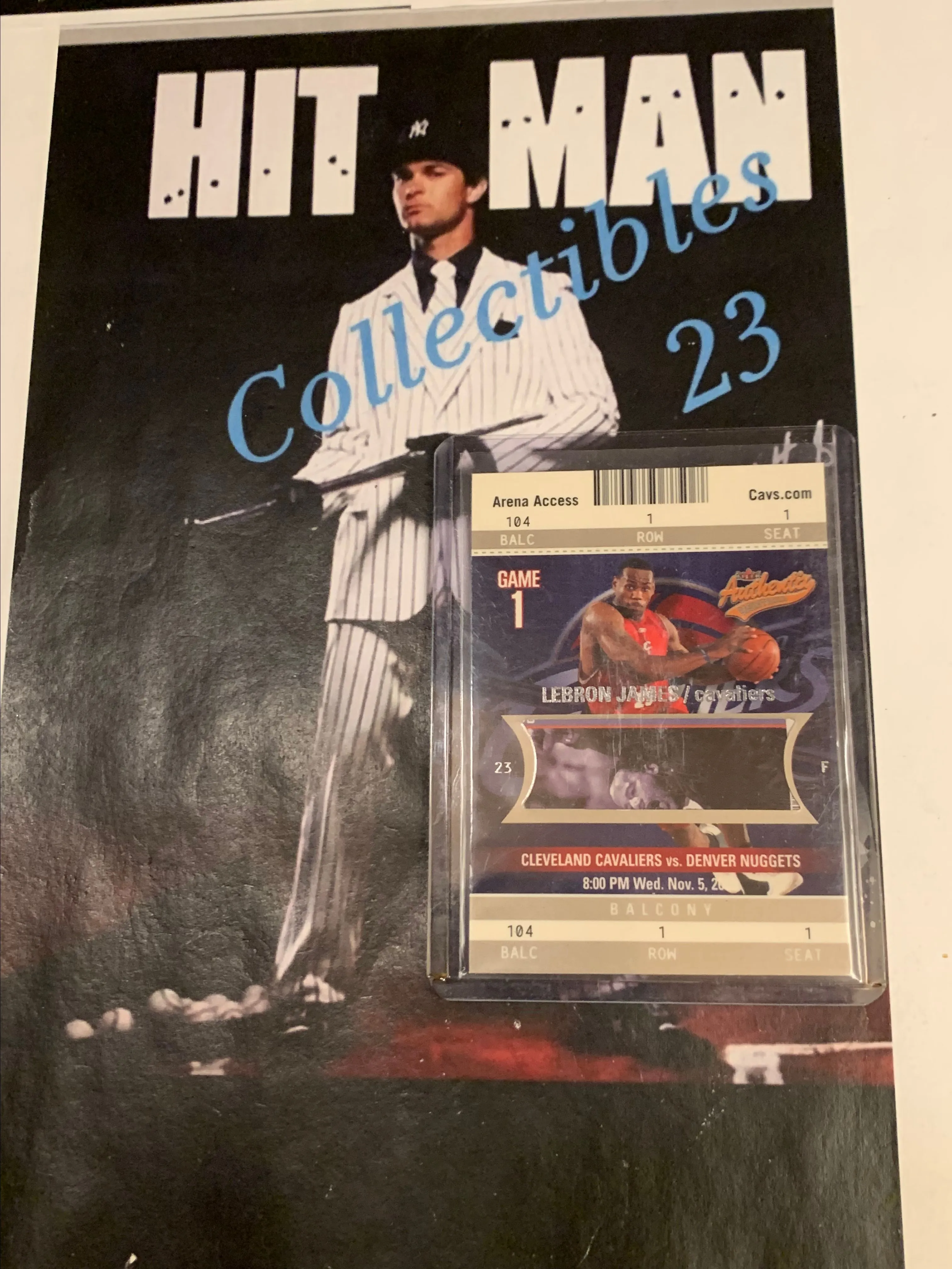 Product image for NBA - 2003-04 Fleer Authentix BALCONY Lebron James RC