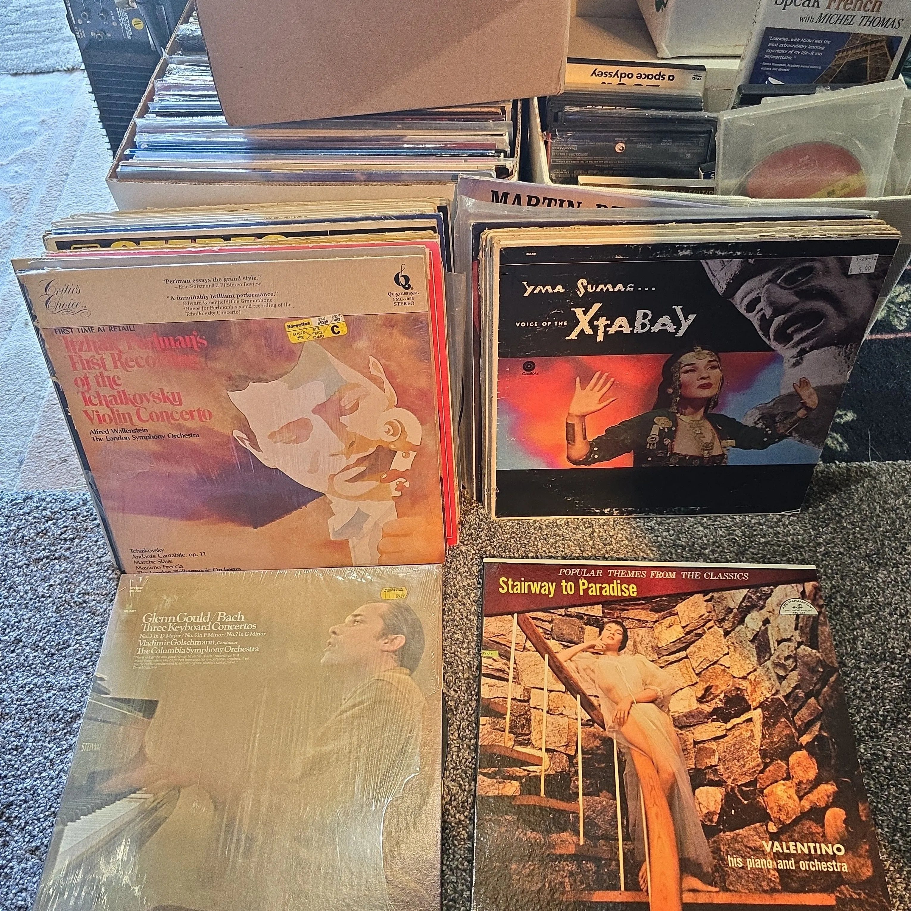 Product image for Vinyl records  Box 2, select any and I will lot items or run
