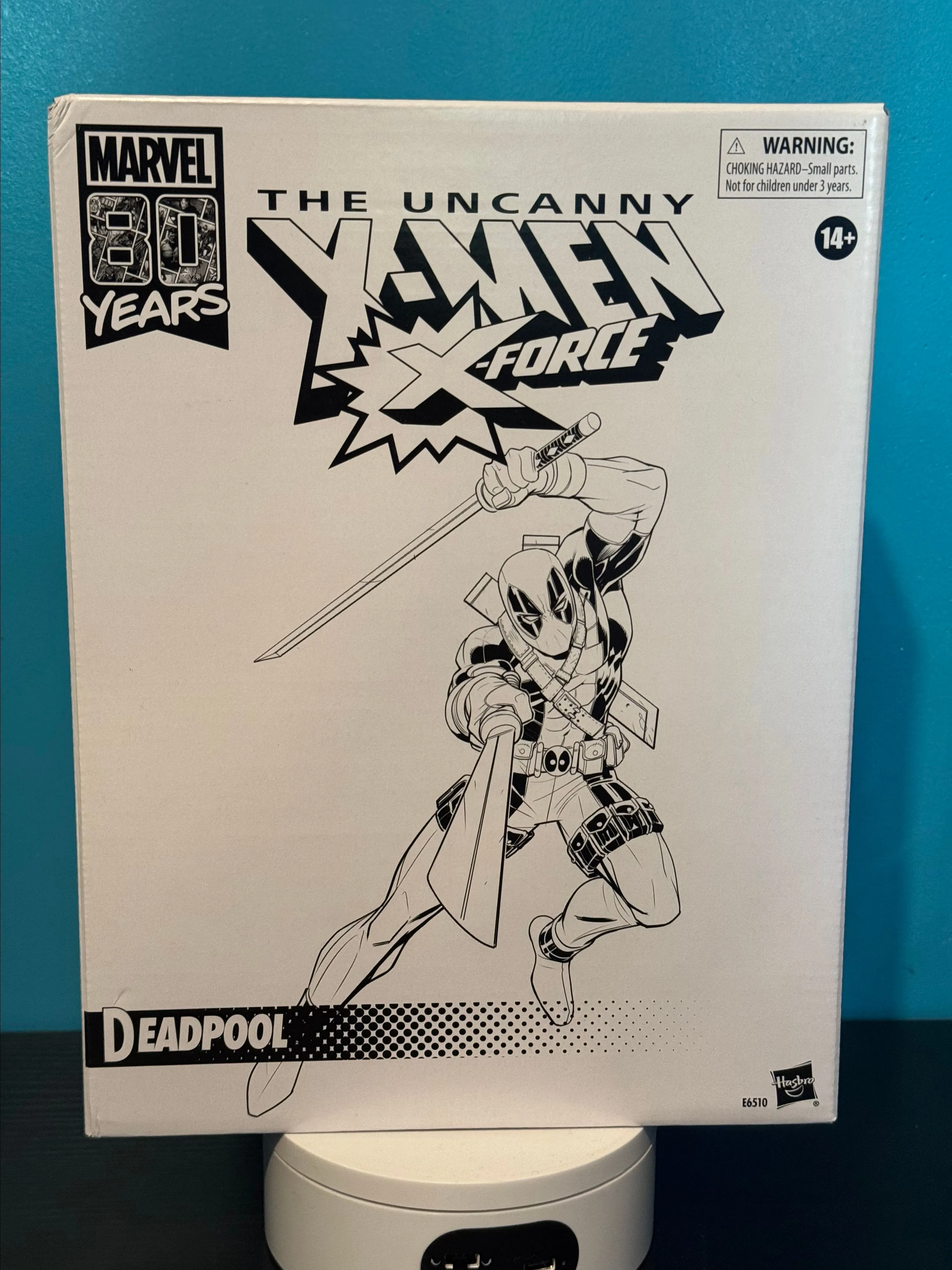 Product image for Marvel Legends Deadpool Uncanny X-men X-Force 80th Anniversary Retro Card SEALED