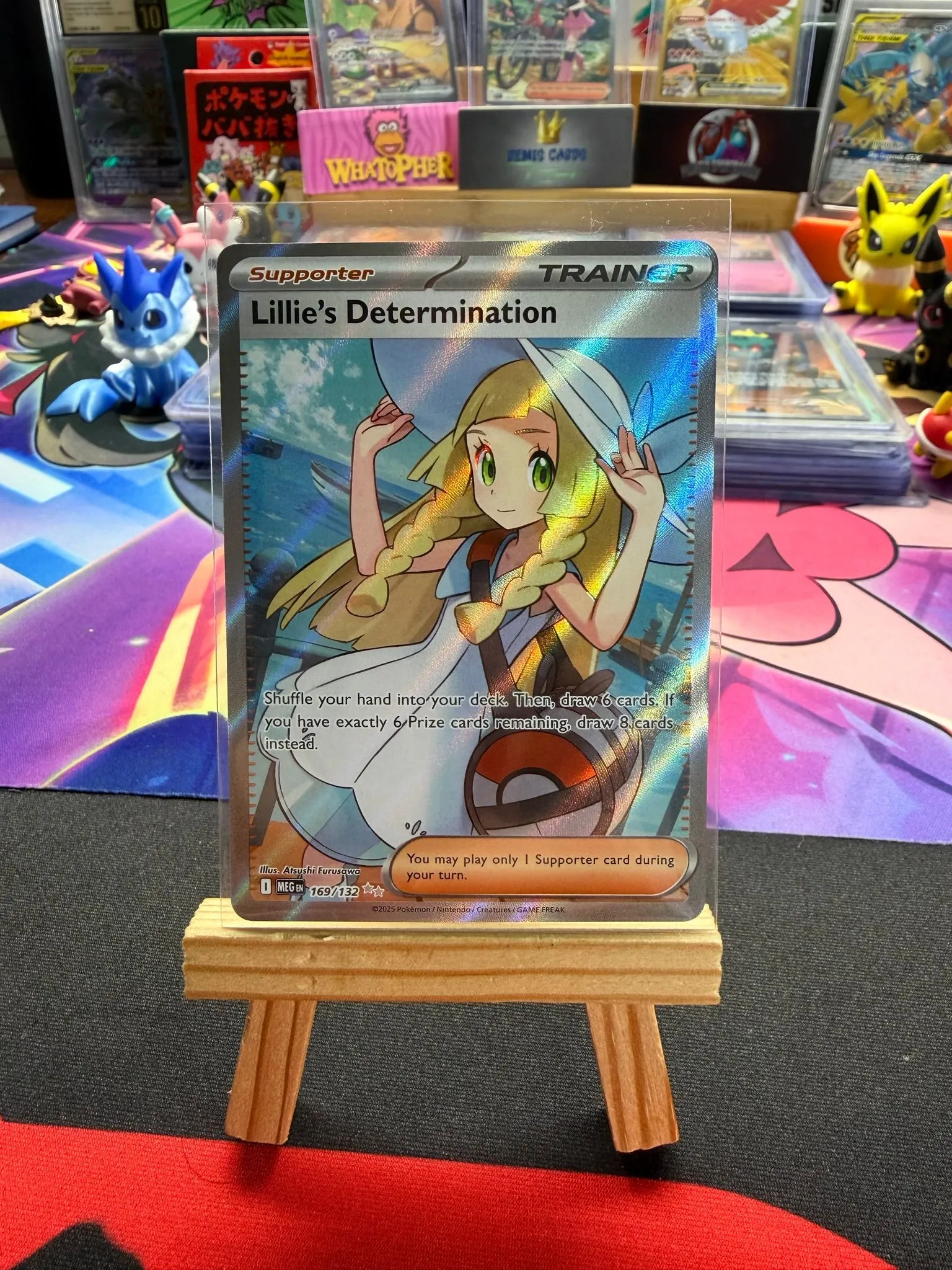 Lillie's Determination 169/132 Full Art Trainer Mega Evolution Pokemon  English M/NM  Whatnot: Shop, Sell, Connect