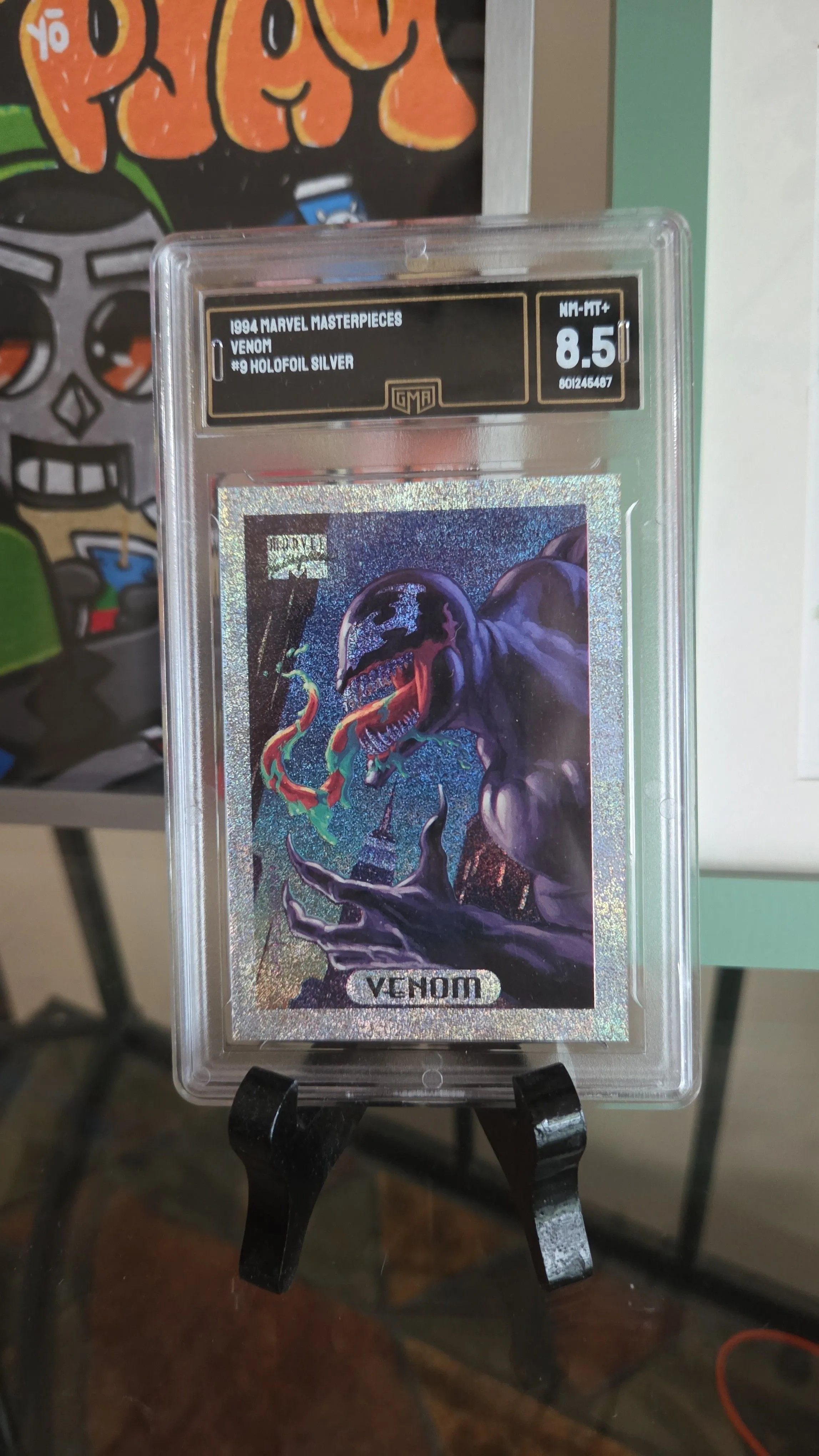 Product image for Marvel -  VENOM - 1994 Marvel Masterpieces Silver Holofoil 