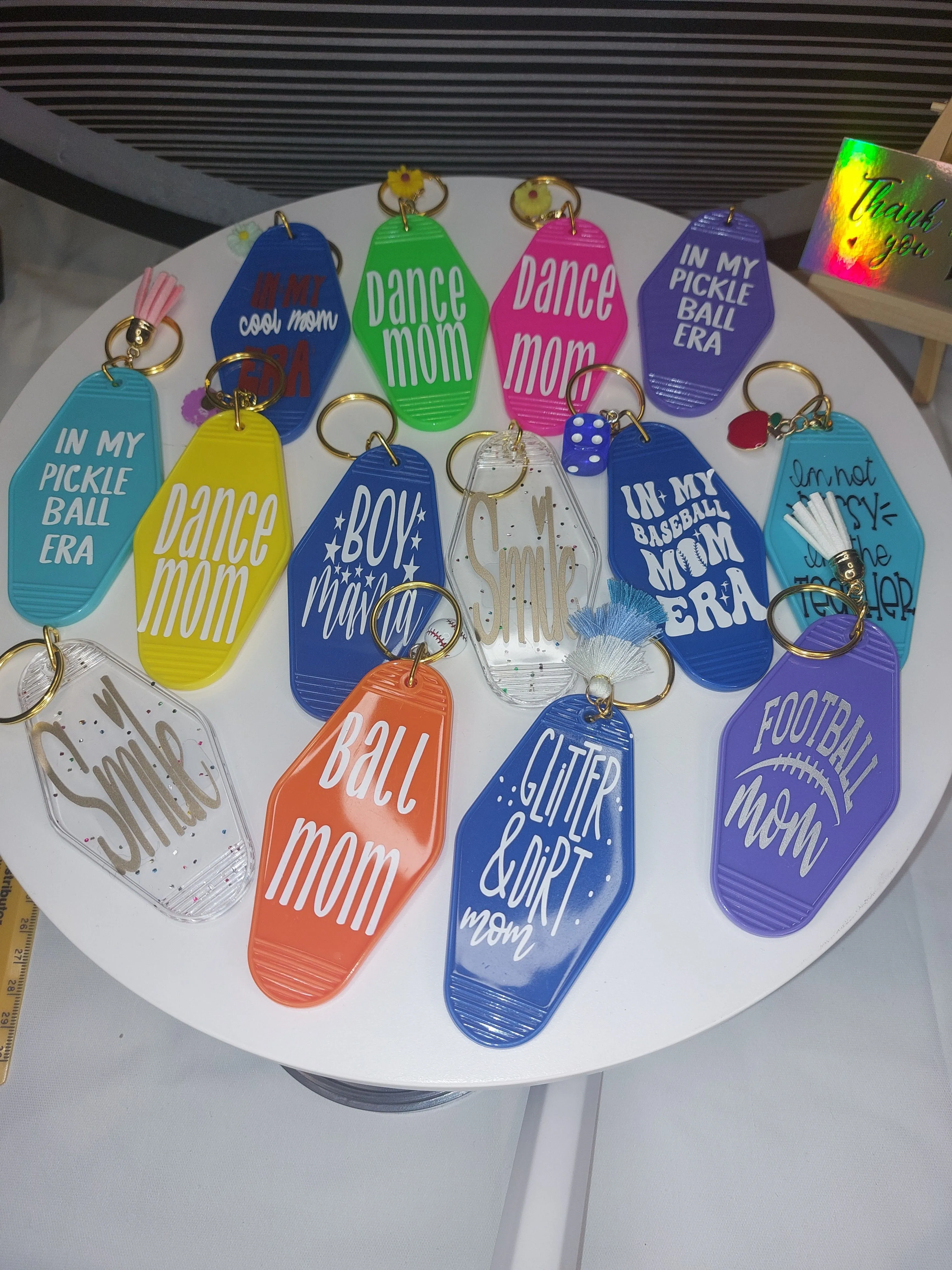 Product image for a randomly picked Hotel style Keychain!