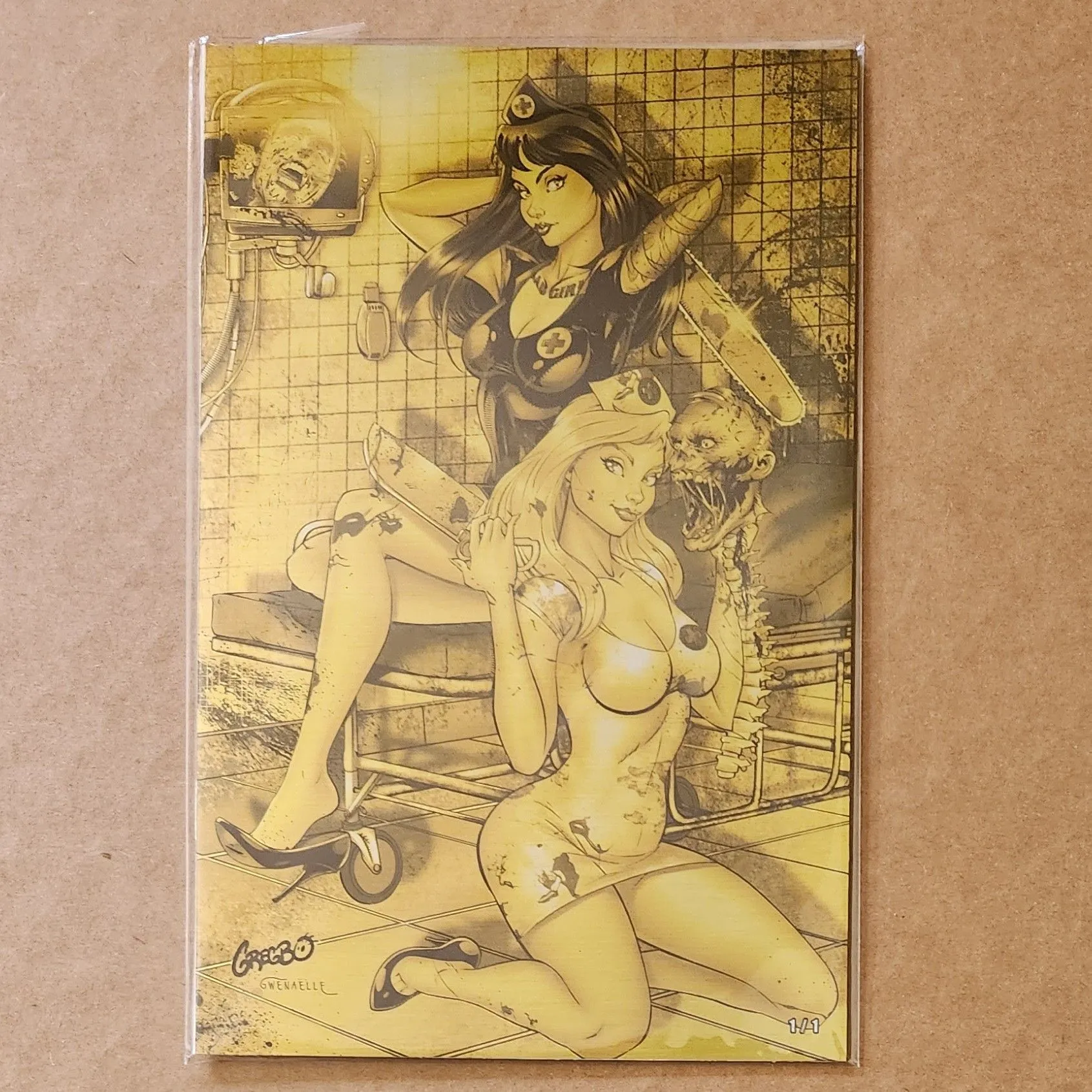 Product image for Notti & Nyce Zombie ER Gregbo Watson Golden Metal 1 of 1