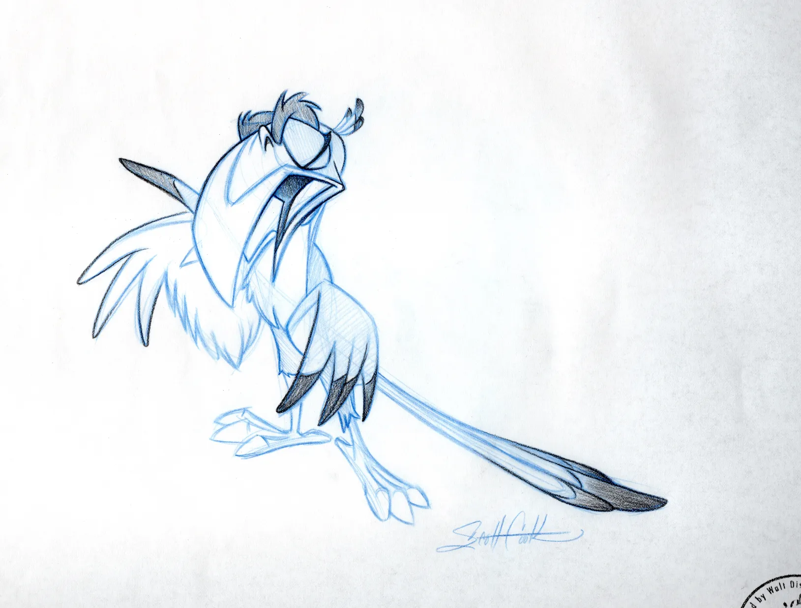 Product image for Zazu Master Drawing - Signed by the artist