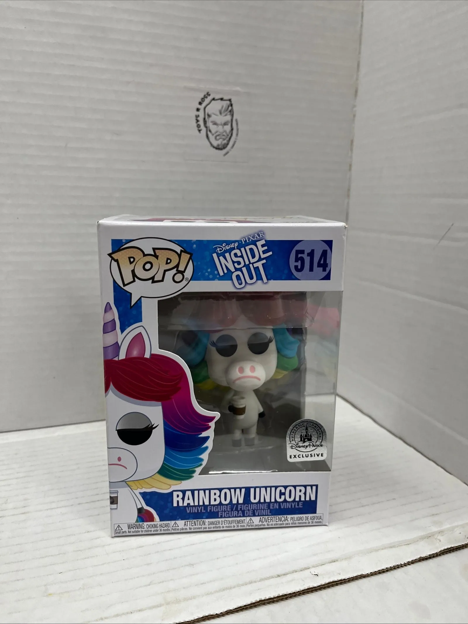 Product image for Funko Pop # 514 Inside Out - Rainbow Unicorn - Disney Parks Exclusive