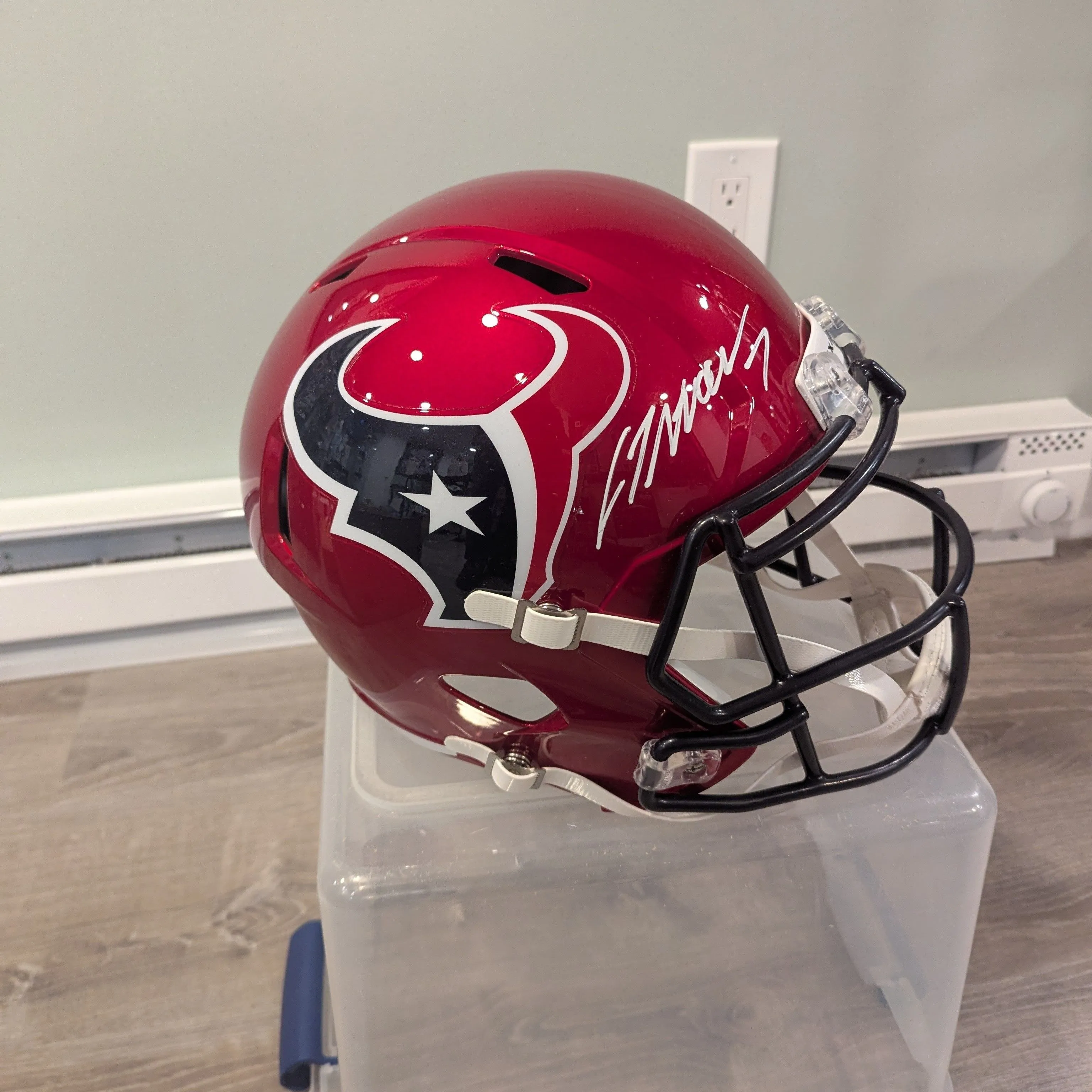 Product image for CJ Stroud Autographed Full Size Texans Helmet 