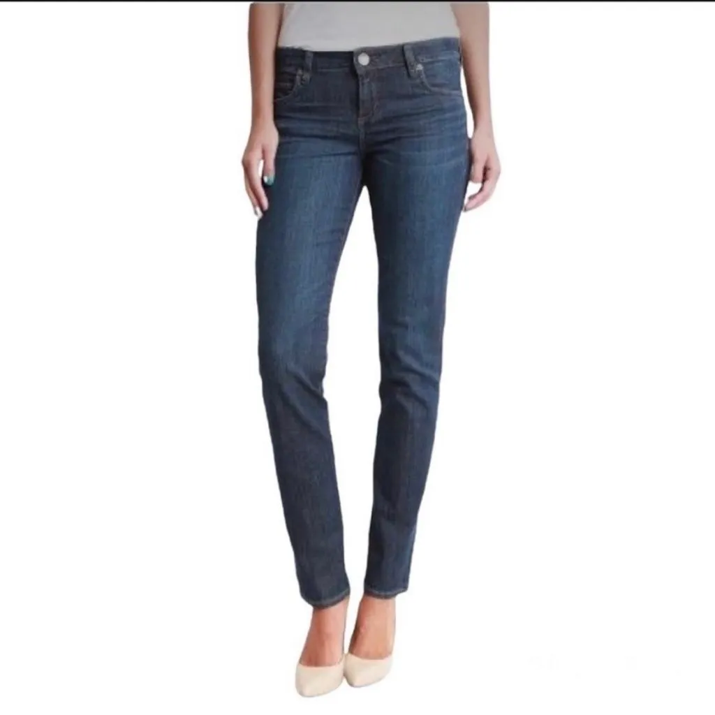 Product image for KFTK Low Rise Straight Leg Jeans KP142MA3 Cut 97760 - Size 2 - EUC