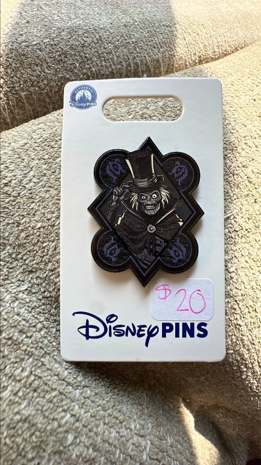 Product image for Haunted Mansion Hatbox Ghost Pin