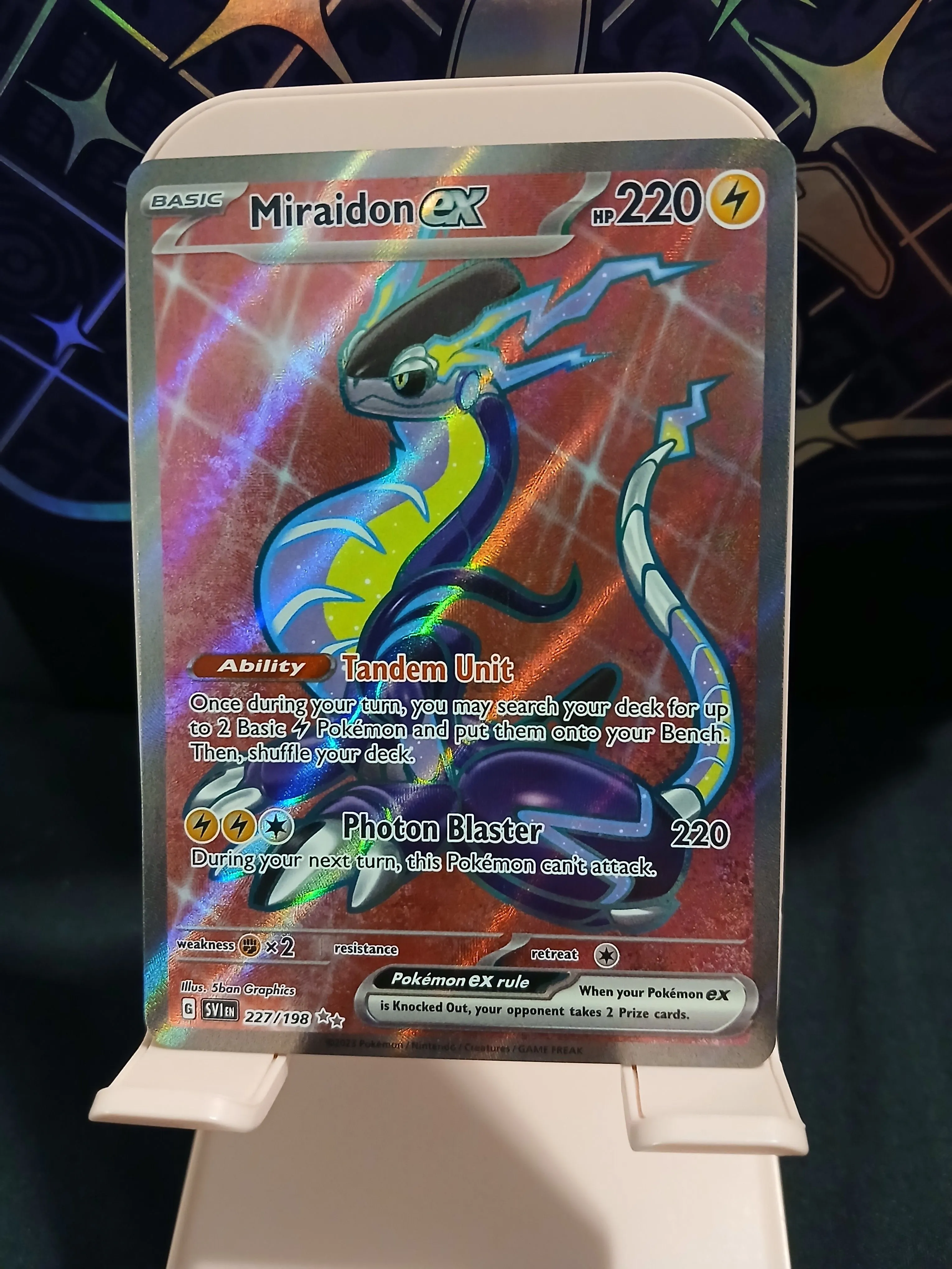 Pokmon (E) - Miraidon EX full art (227/198)  Whatnot: Shop, Sell, Connect