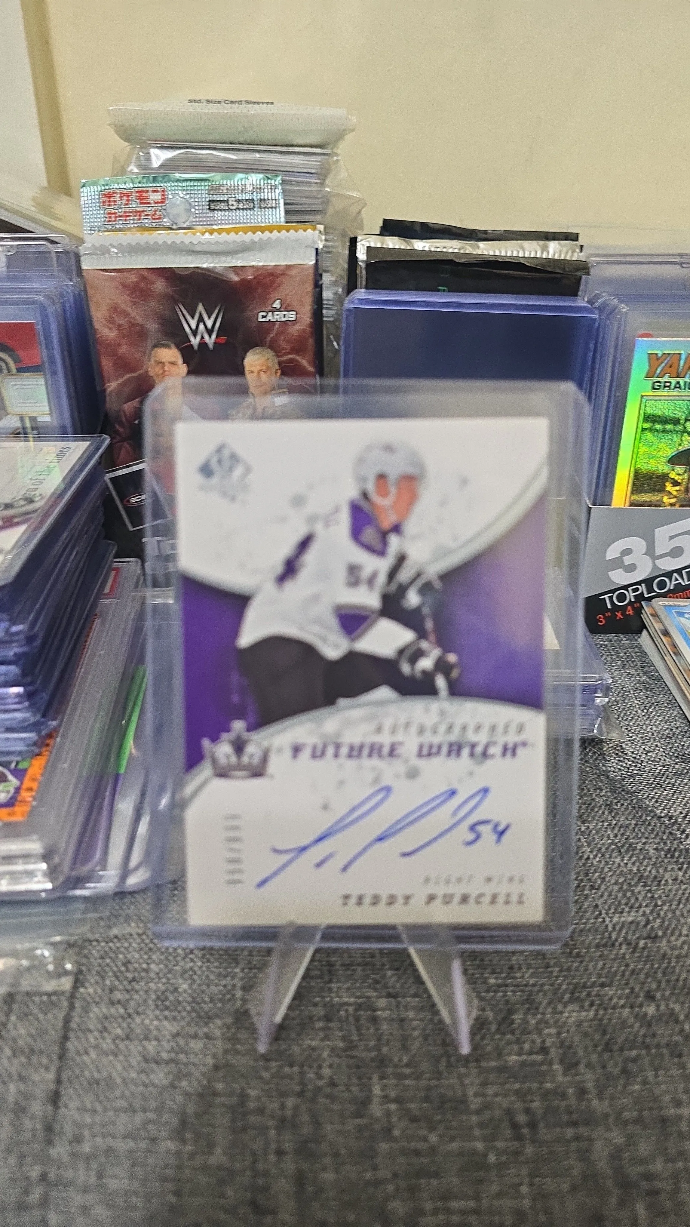 Product image for Teddy Purcell 234 Autographed Future Watch Signature NHL Upper Deck 2009 Kings