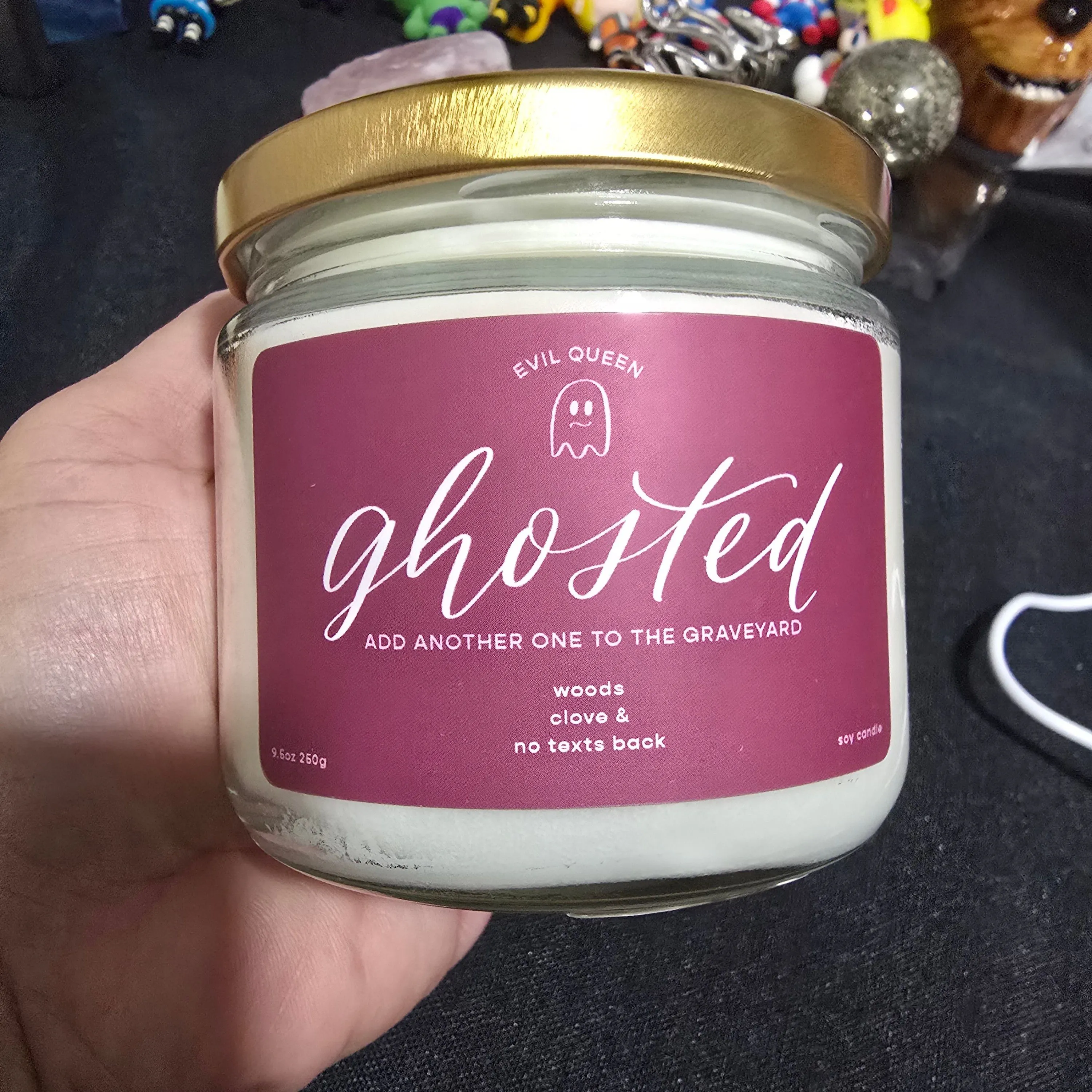 Product image for M25. Ghosted Candle by Evil Queen 