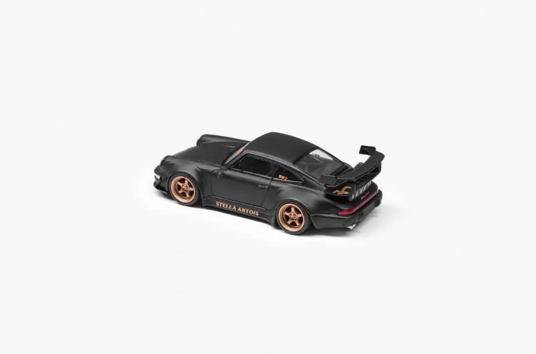 Product image for Decode Porsche 911 Wide-Body Modified RWB964 (Stella Artois Black/Gold Livery)