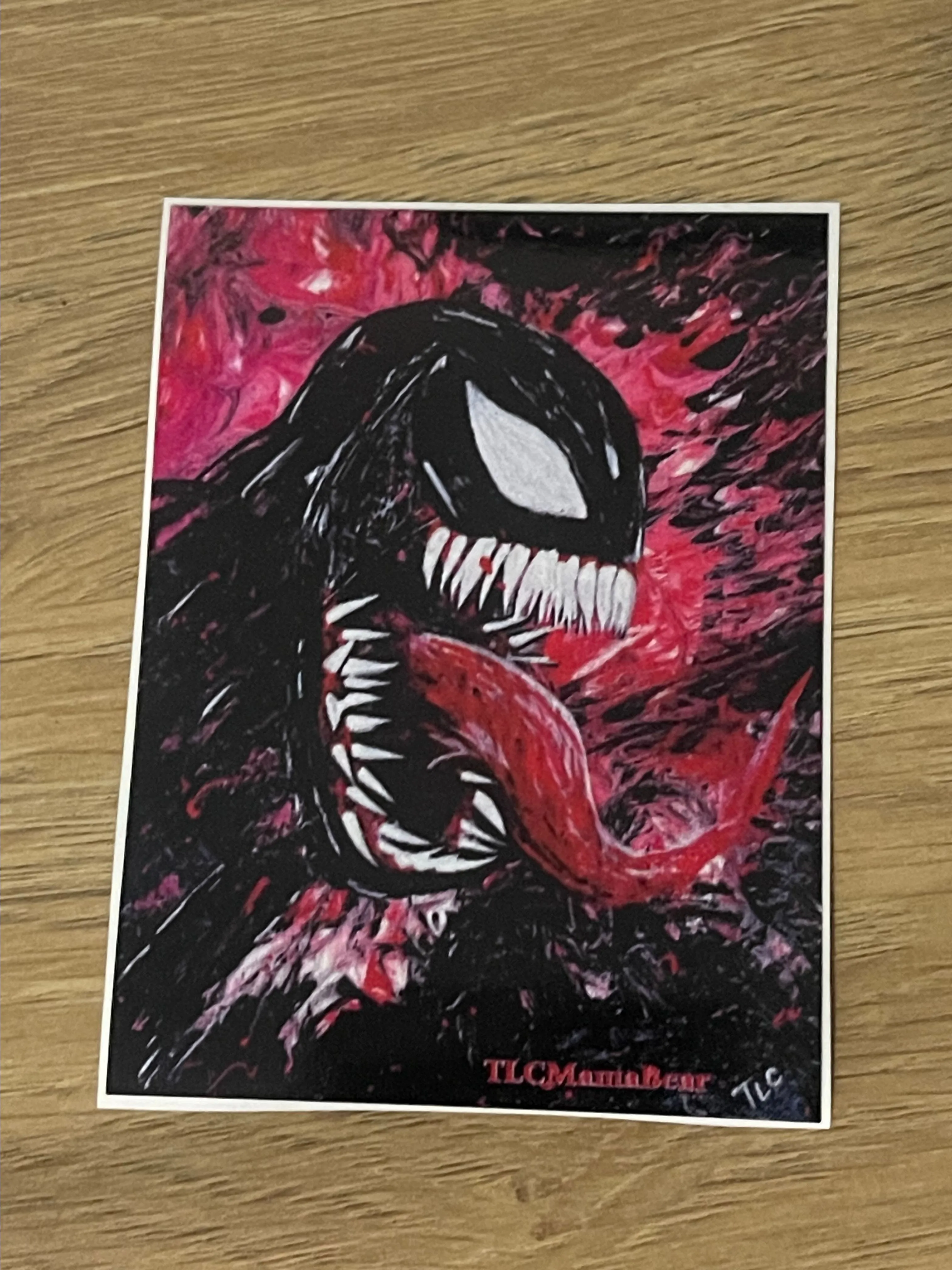 Product image for TLC Venom Art in Vinyl Sticker 3.25x4"