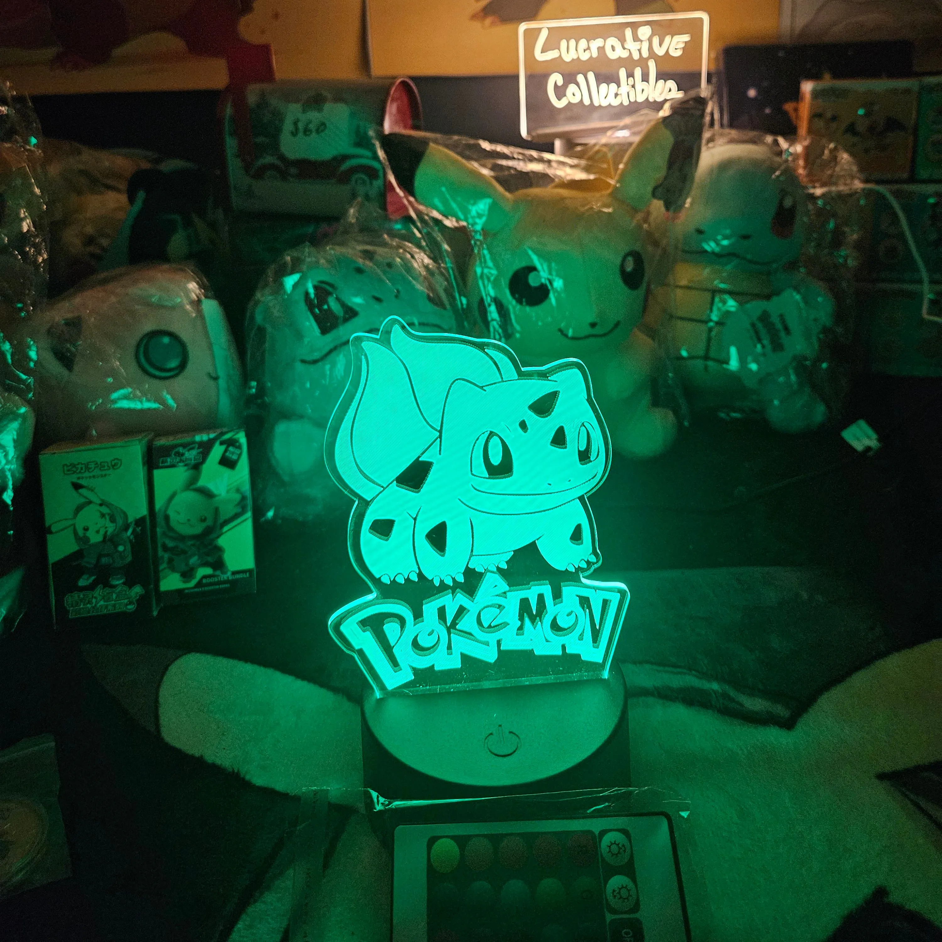Product image for acrylic light- Bulbasaur 