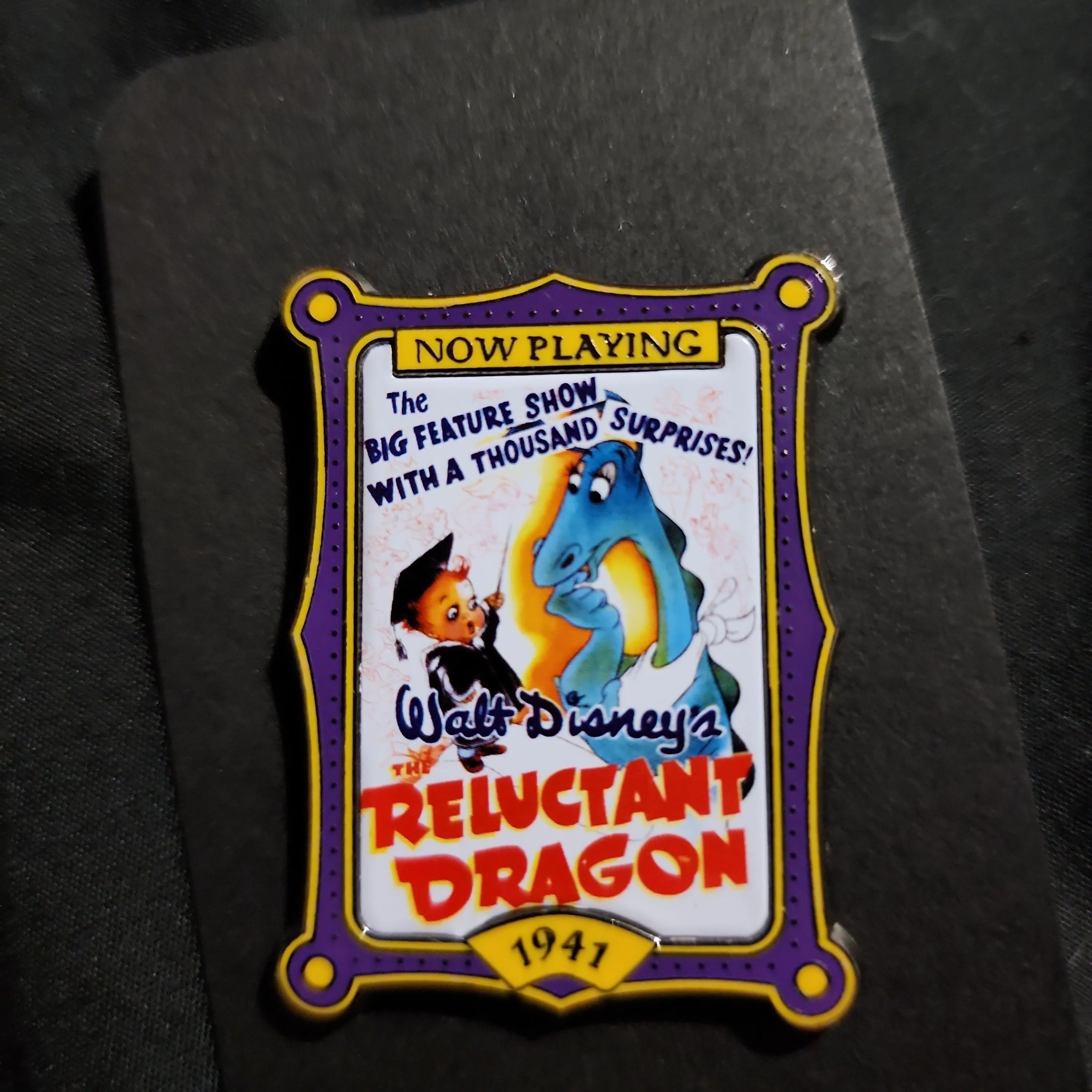 Product image for Reluctant Dragon Movie Poster Pin