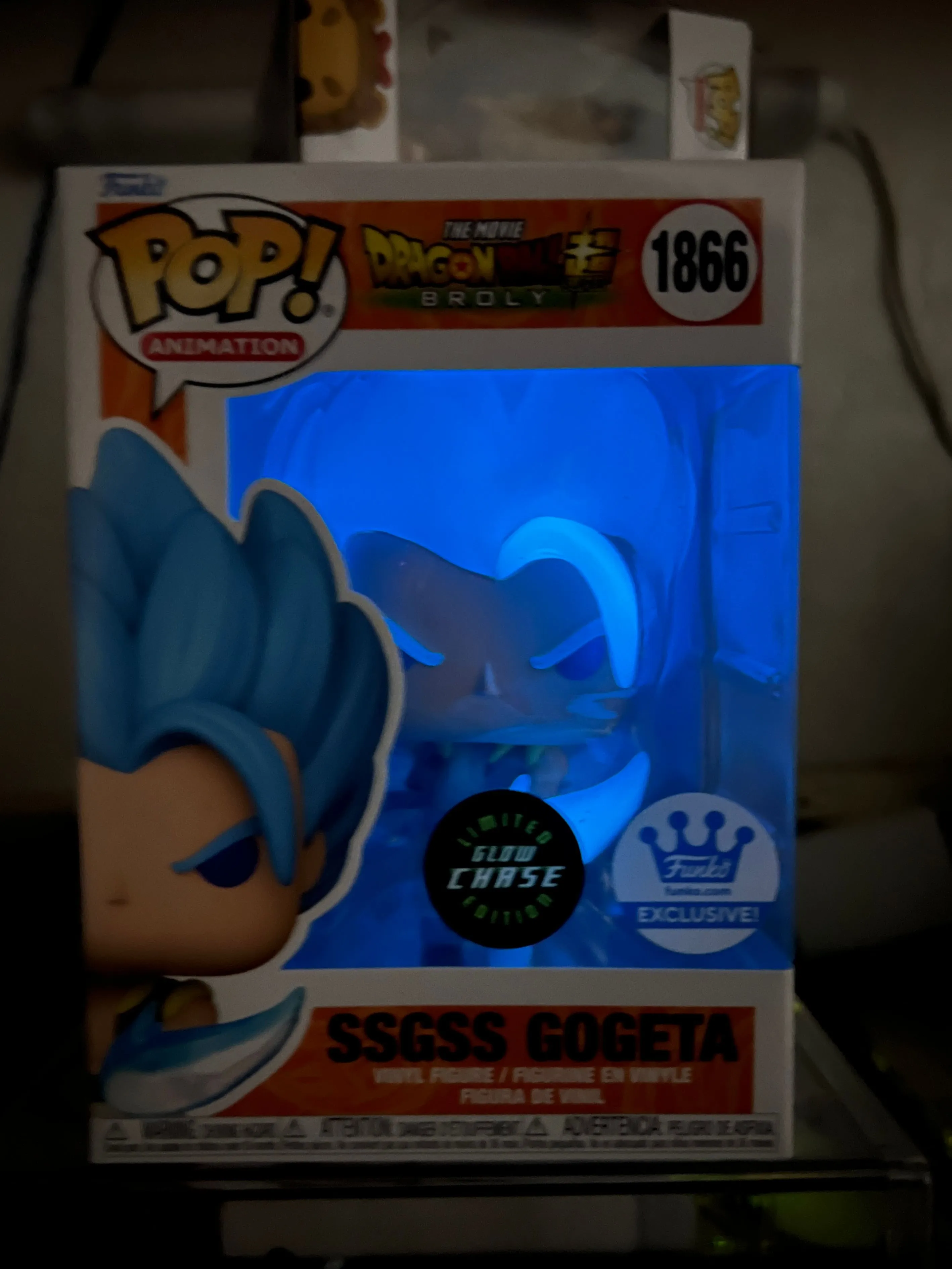 Product image for SSGSS Gogeta (Funko Shop Ex Glow Chase)