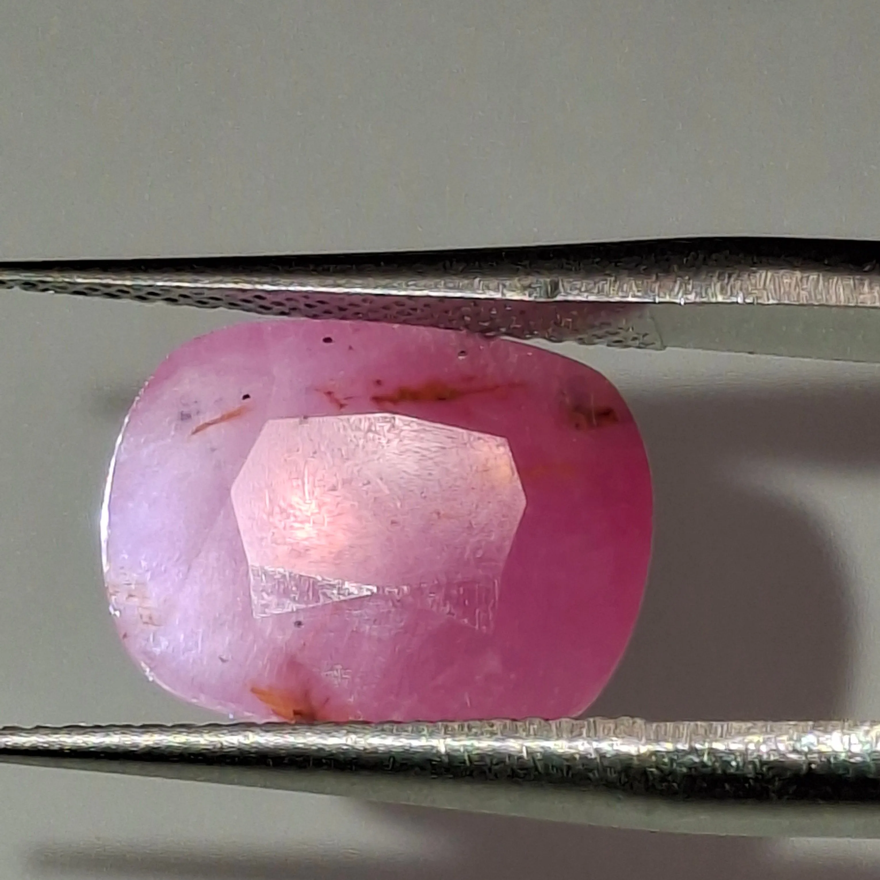 Product image for 7.73Ct Natural Purple Red Ruby Tanzania EGL CERTIFIED UGS APPRAISED $12755 @ $1650/Ct Gemstone Gem