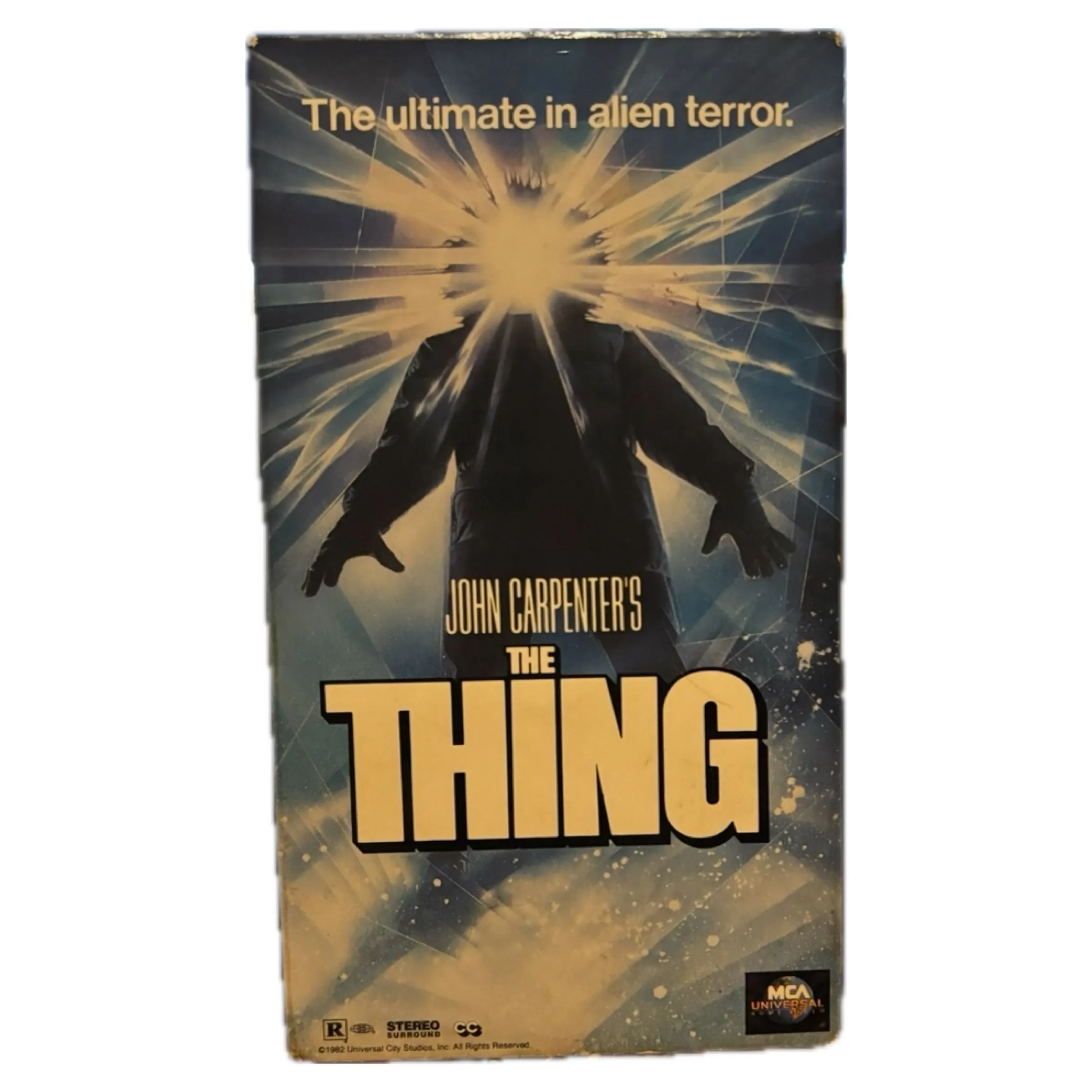 Product image for John Carpenter’s The Thing (1982) Horror VHS | 1996 MCA Universal Home Video Release