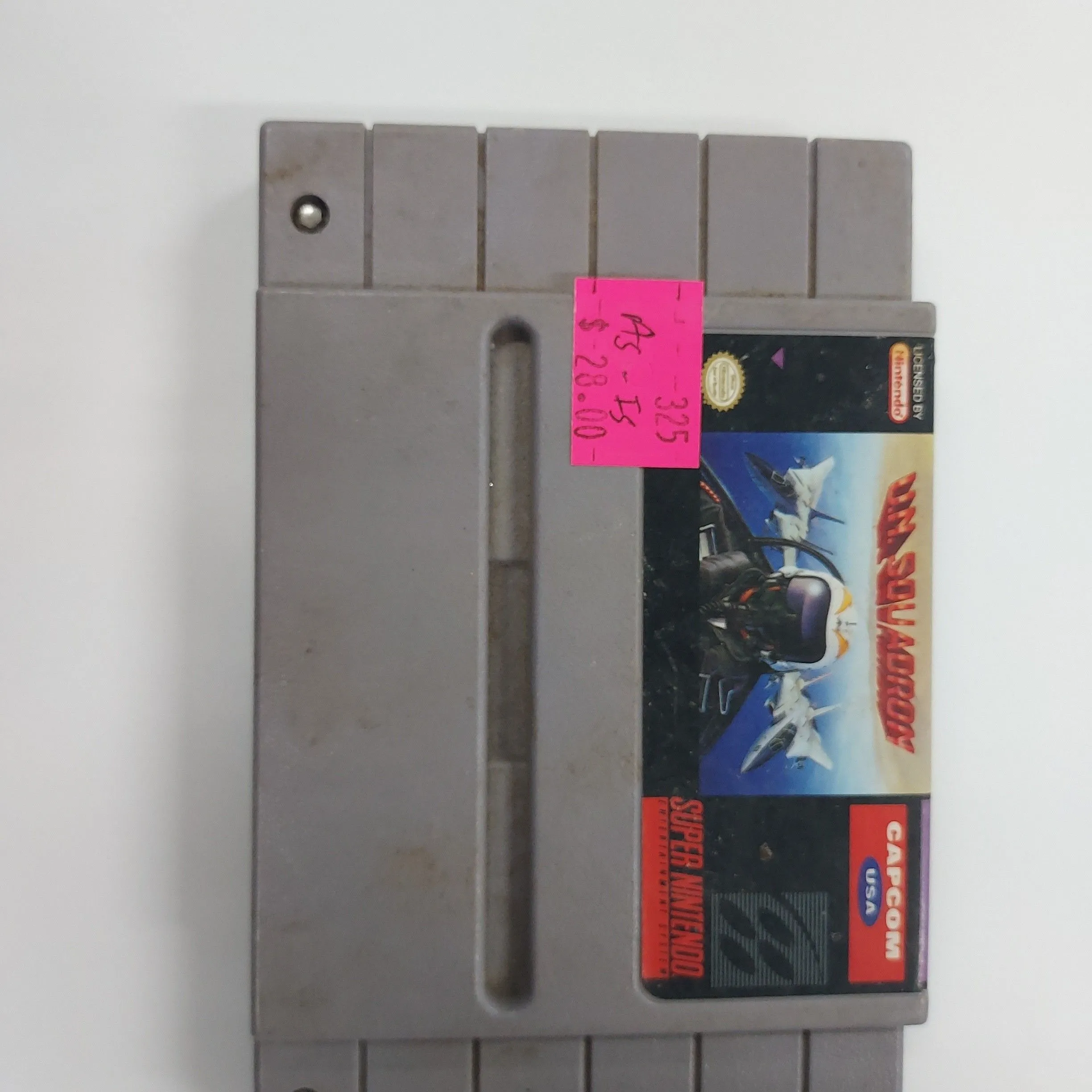 Product image for un squadron super nintendo as is untested (g67)