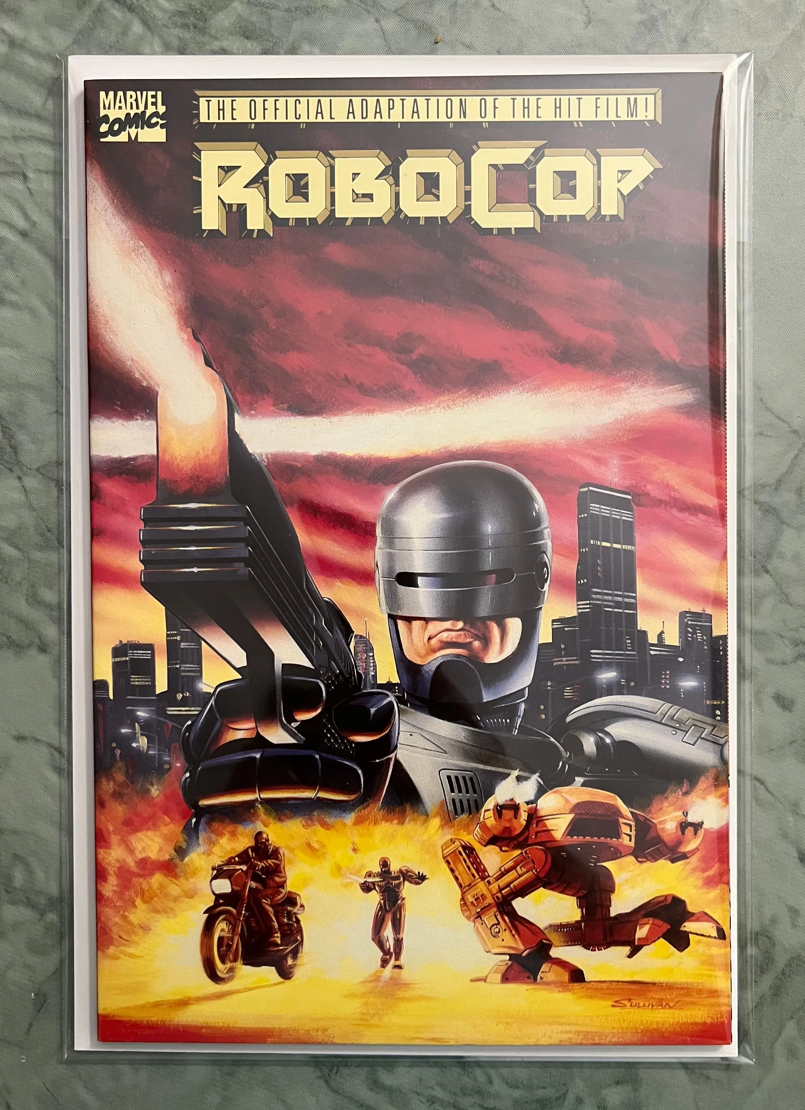 Product image for ROBOCOP OFFICIAL MOVIE ADAPTION MARVEL 1990