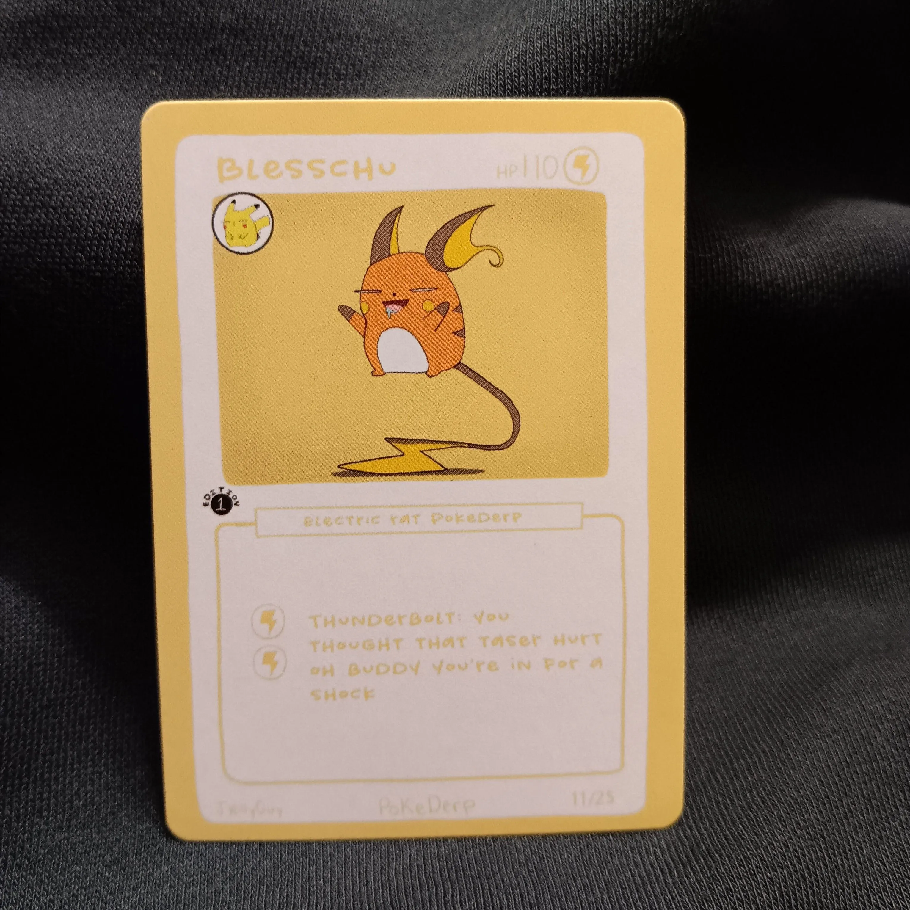 Product image for ⚡️Pokederp Blesschu Card ⚡️  (11/25)