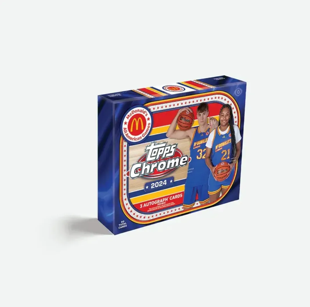 Product image for 2024 Topps Mcdonalds All-American Chrome Basketball Hobby Box