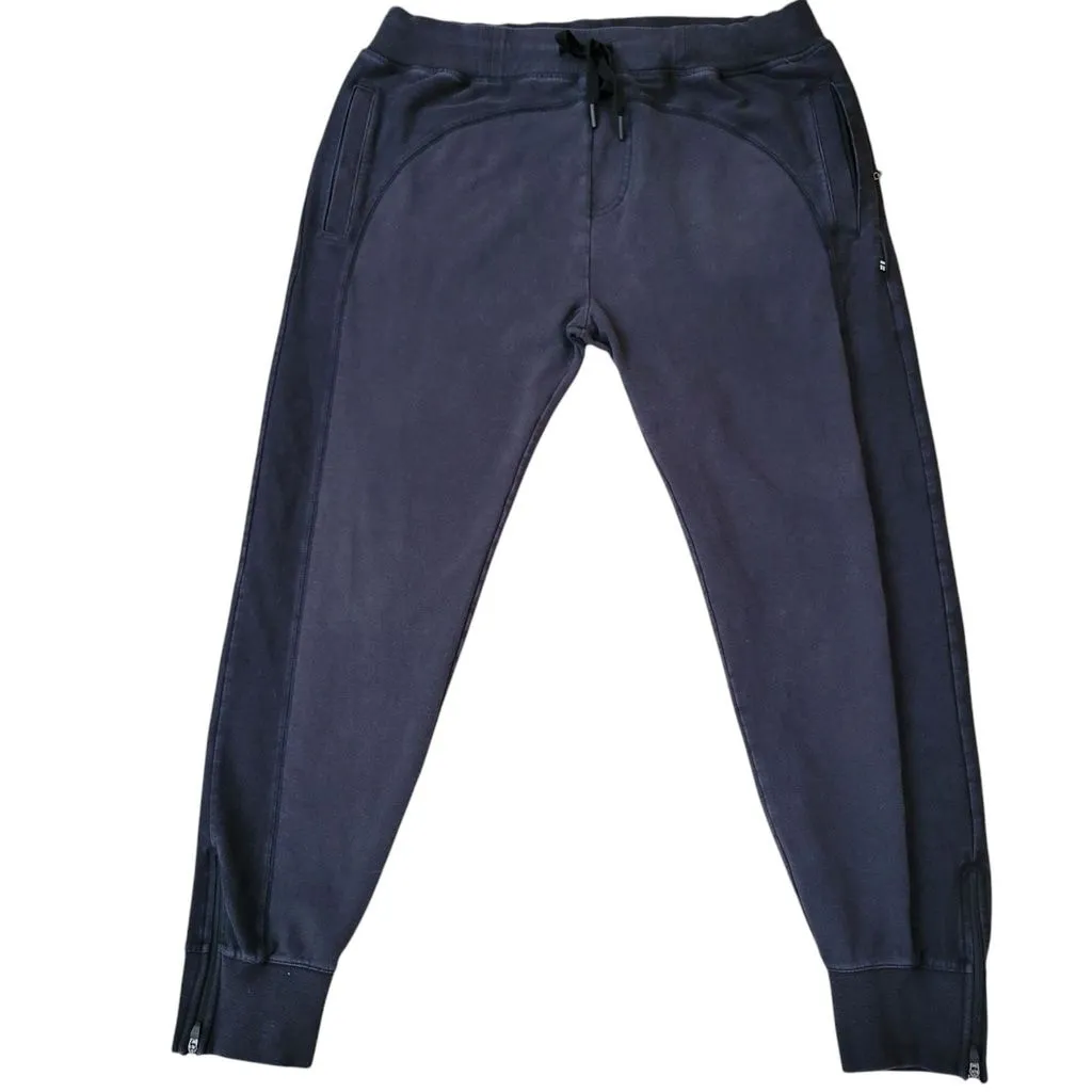 Product image for Tommy John Men’s Pima Cotton Joggers Size Medium Black Waist 32" Inseam 27"