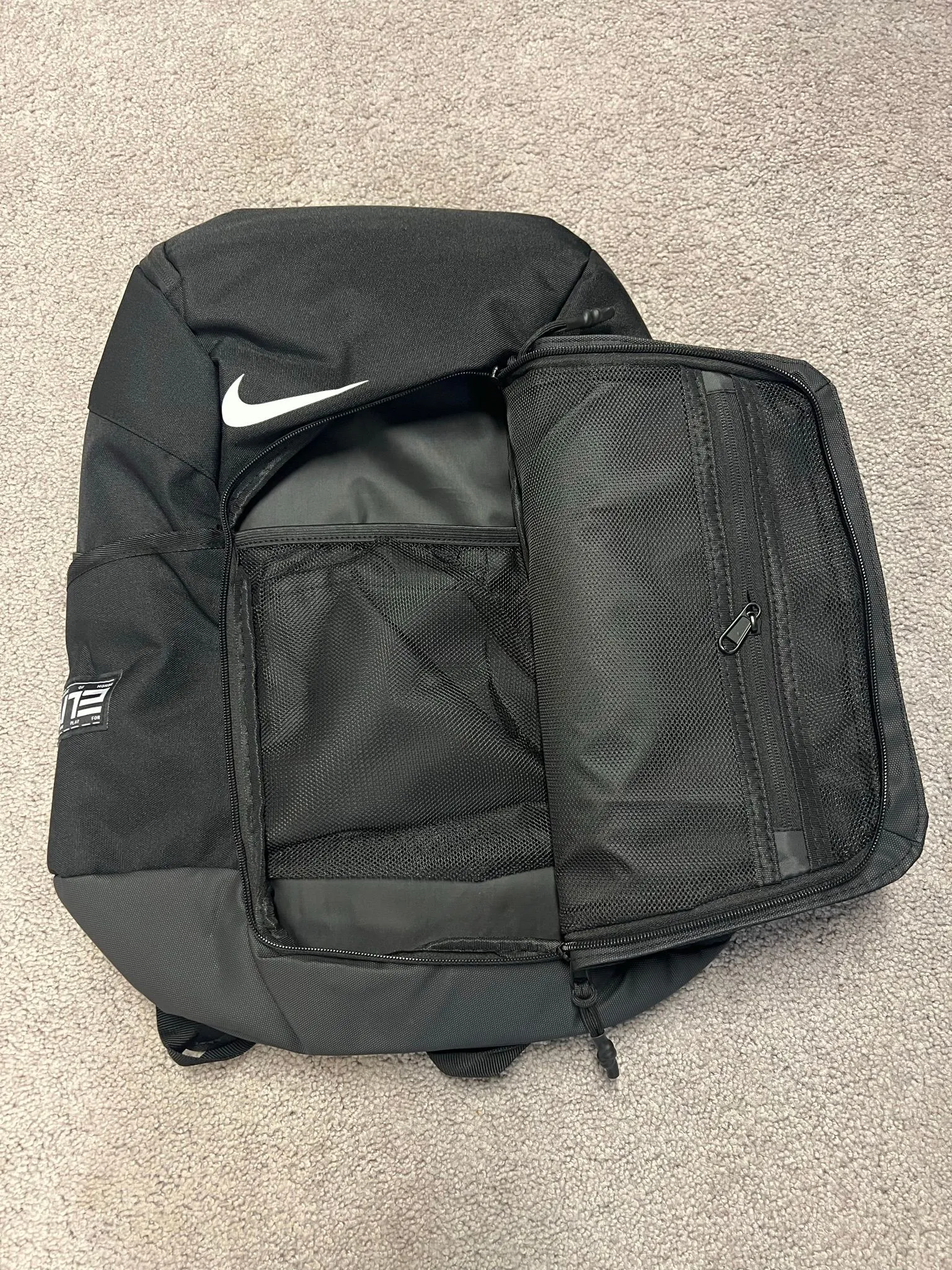 nike backpack pro adapt Academy Team size fit Nike Elite Pro Backpack 'Black
