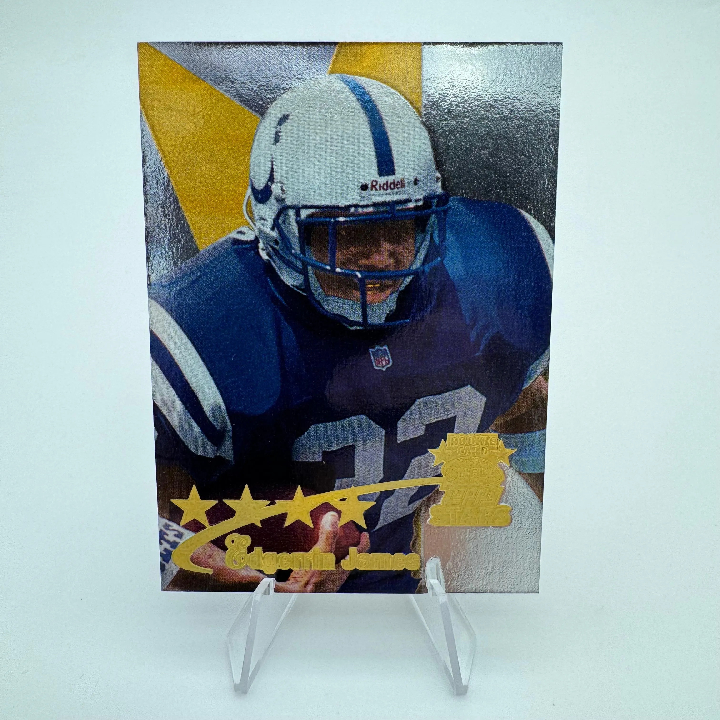 Product image for Edgerrin James 1999 Topps Stars RC Four Stars Parallel
