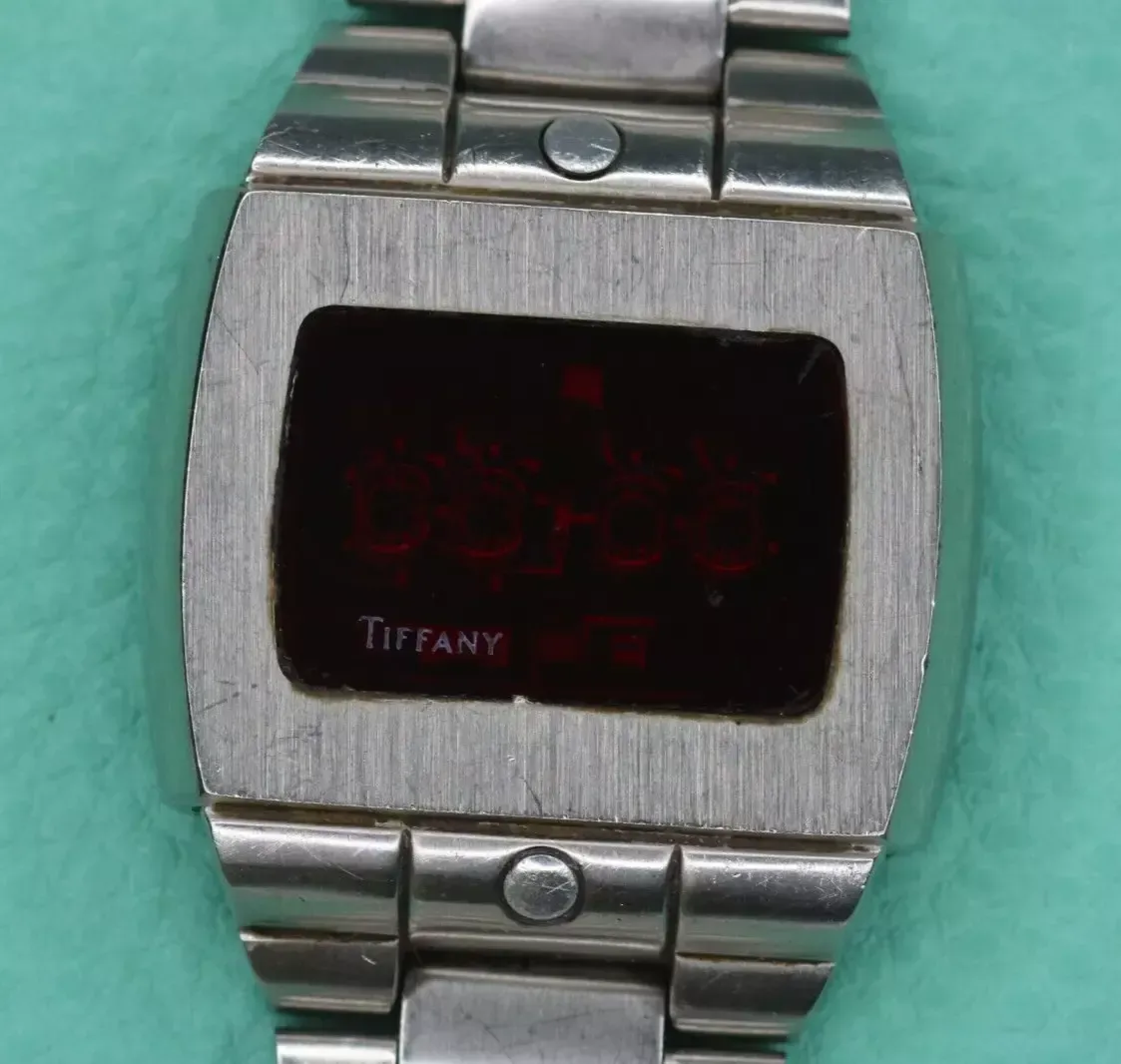 Product image for Tiffany & Co. Signed Pulsar Pulsar Touch Command Sport 3502-2 LED - WORKING