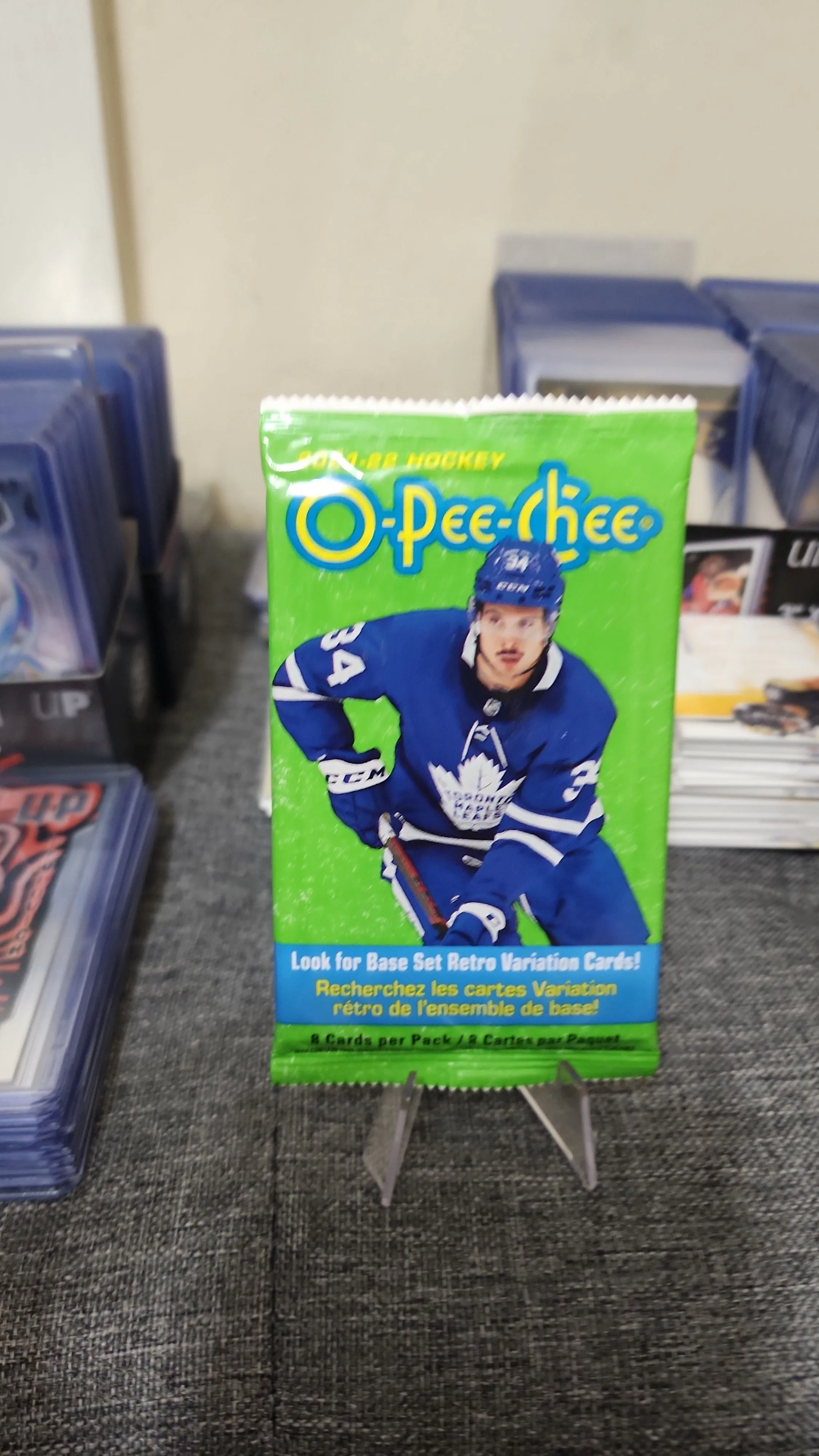 Product image for 2021-22 Upper Deck O Pee Chee NHL Hockey Trading Cards Pack