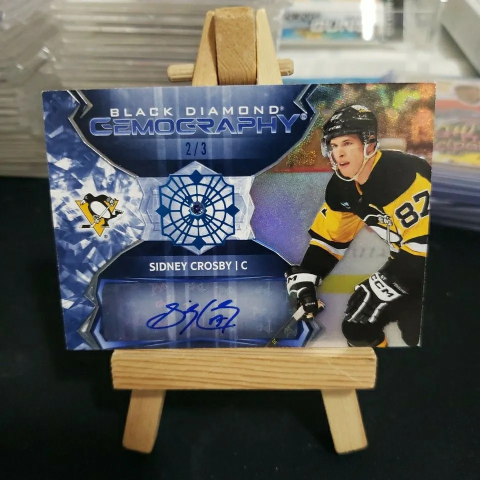 Product image for 2024/25 Sidney Crosby SSSP CDD Exclusive Sapphire Gemography Autograph Card /3