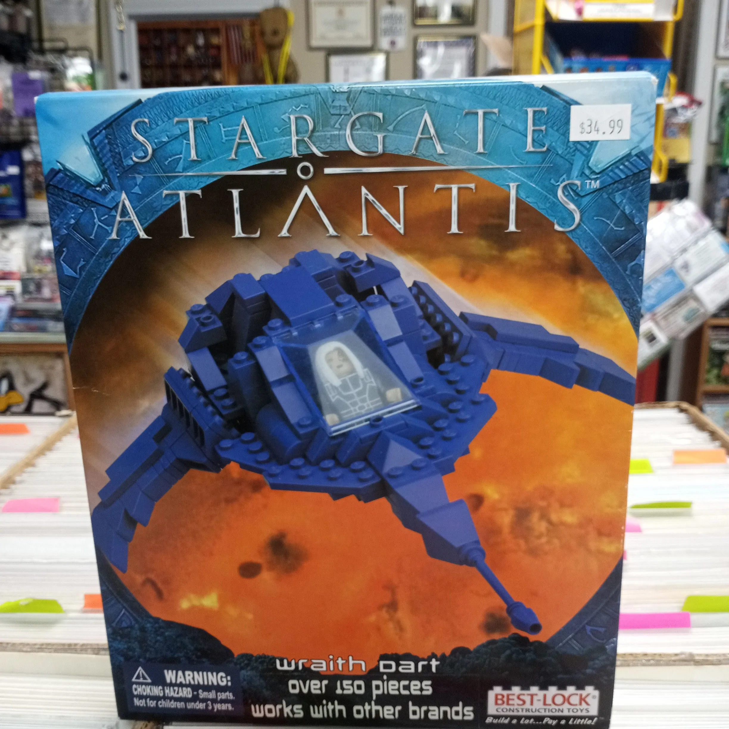 Product image for Stargate Atlantis Wraith Dart Best Lock Construction Toy