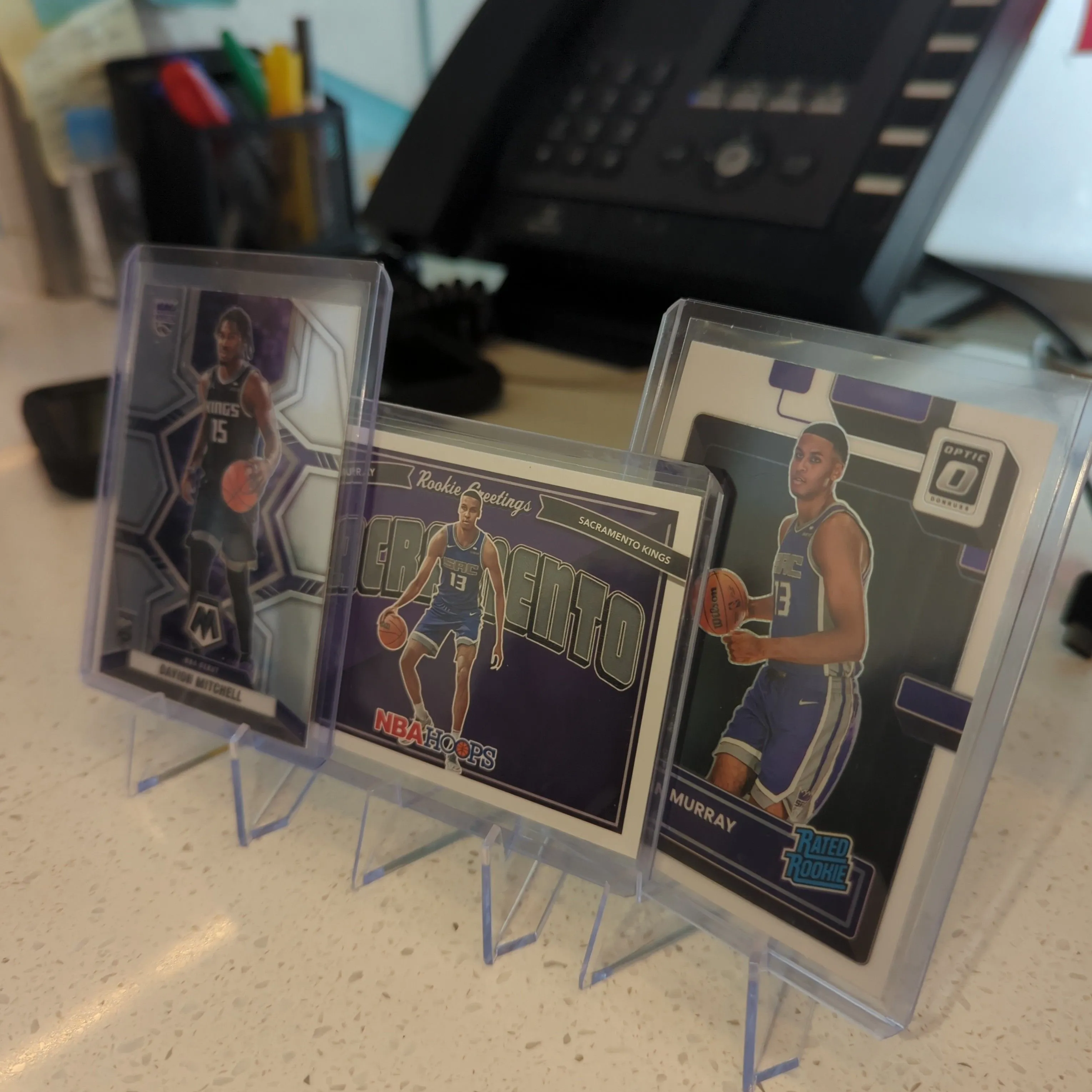 Product image for 3 Card Kings Rookie Lot Keegan Murray and Davion Mitchell