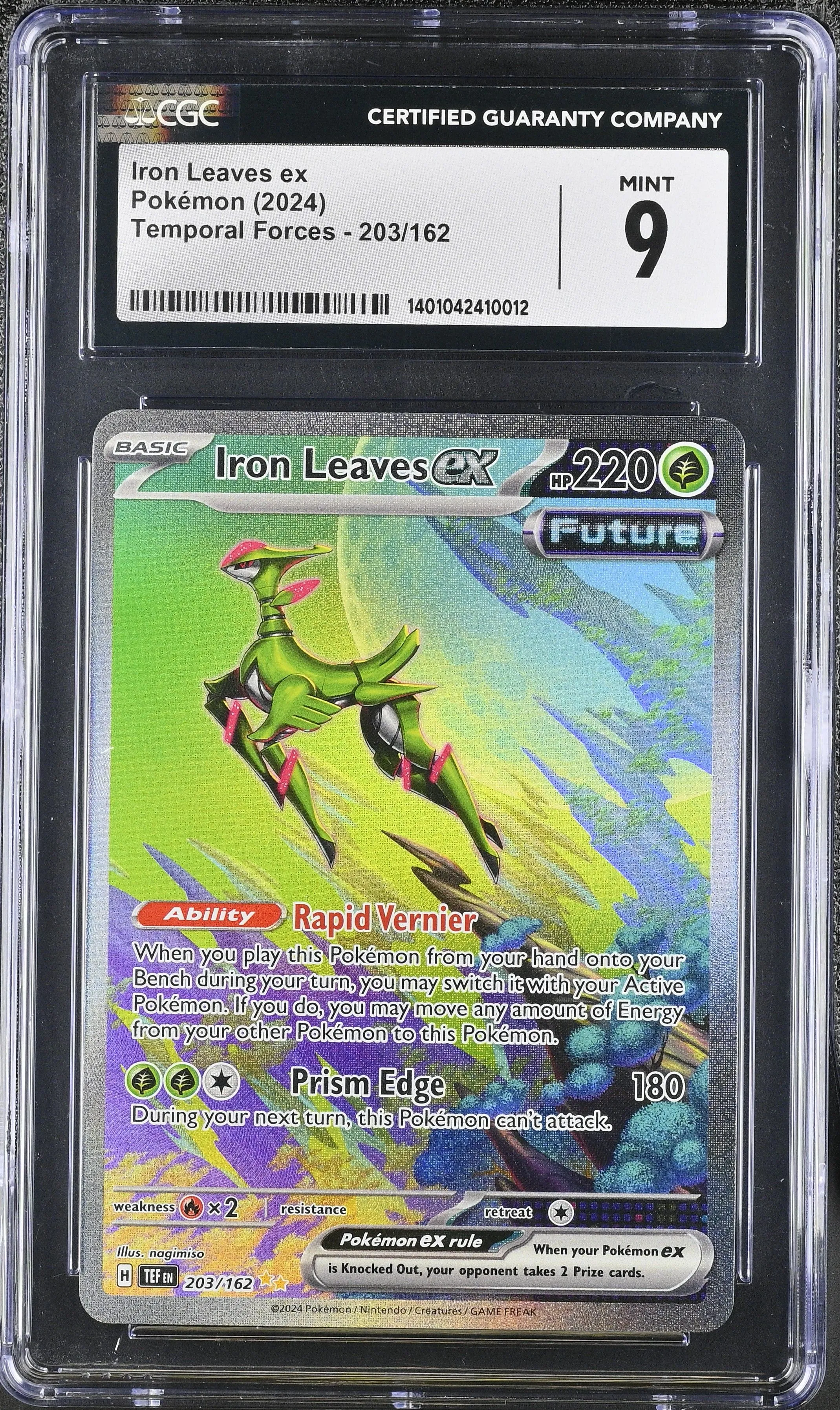 Iron Leaves ex - 203/162 Temporal Special Illustration Rare CGC 9 Mint   Whatnot: Shop, Sell, Connect
