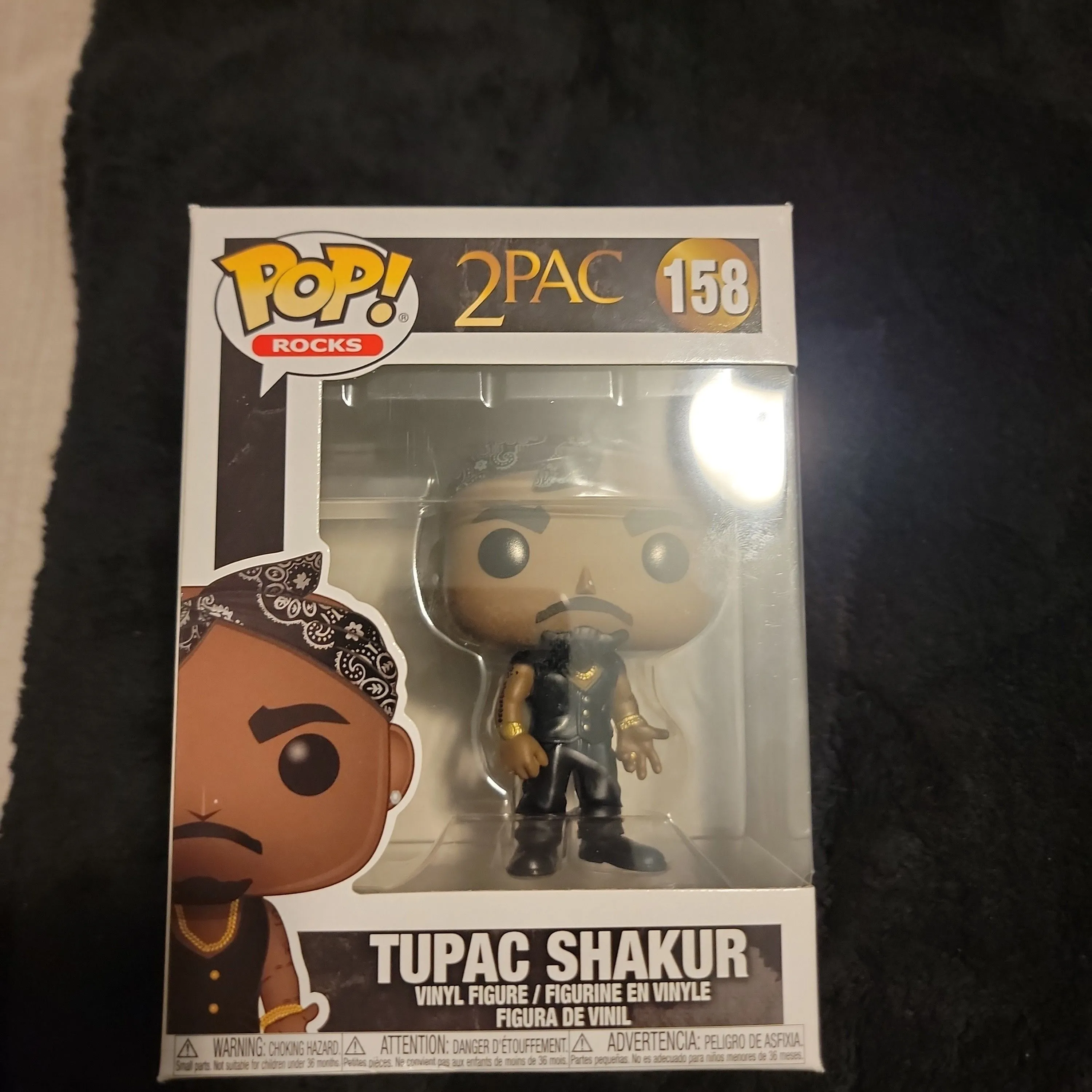 Product image for Tupac Shakur (Black Vest)