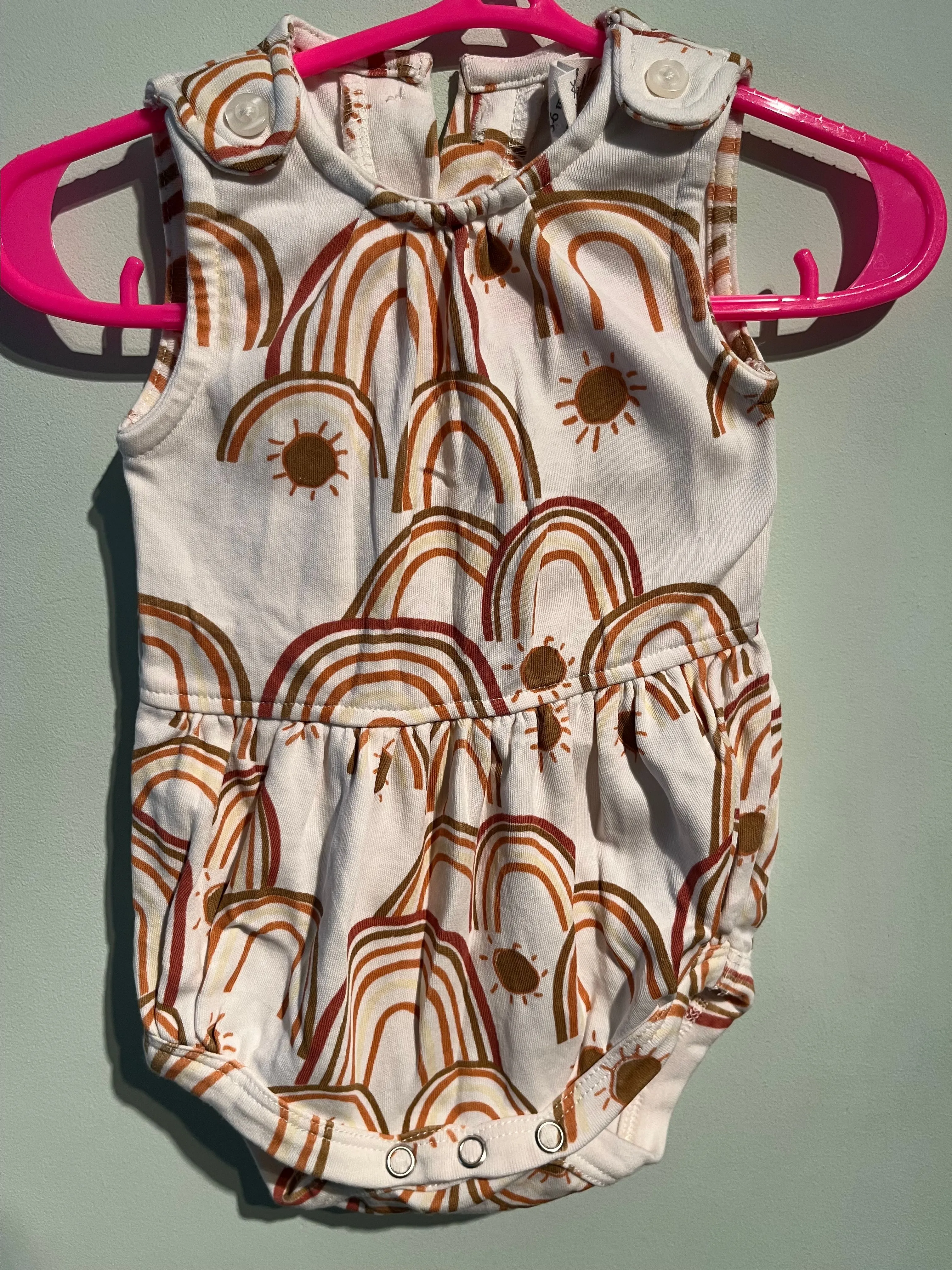 Product image for Kate Quinn rainbow onesie / bubble