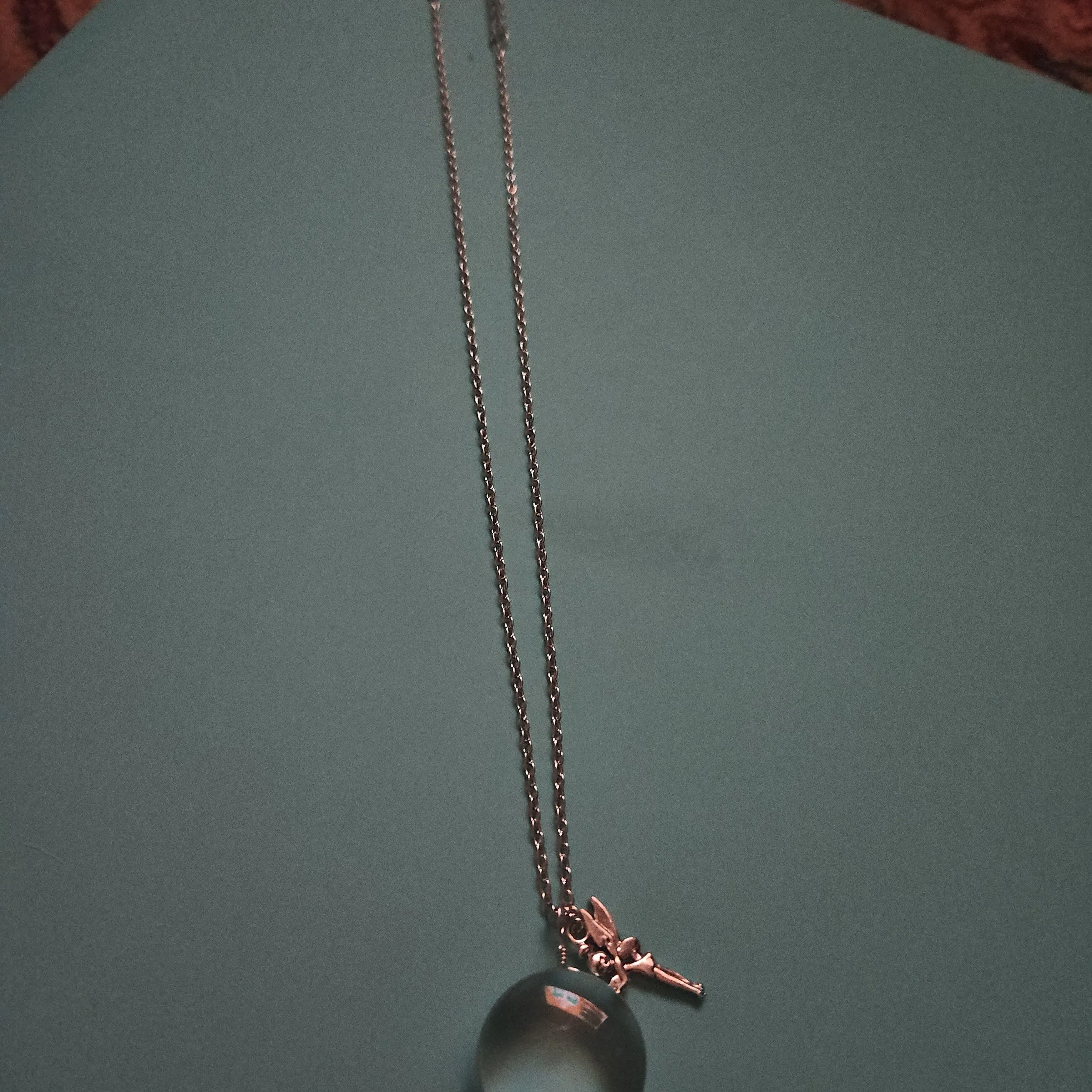 Product image for J4 fairy and real flower necklace